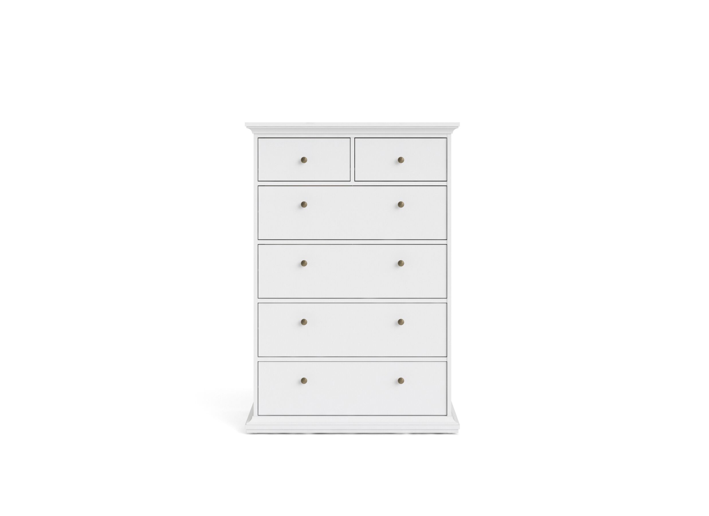 Ladekast Paris 96x49x140cm - decor - wit