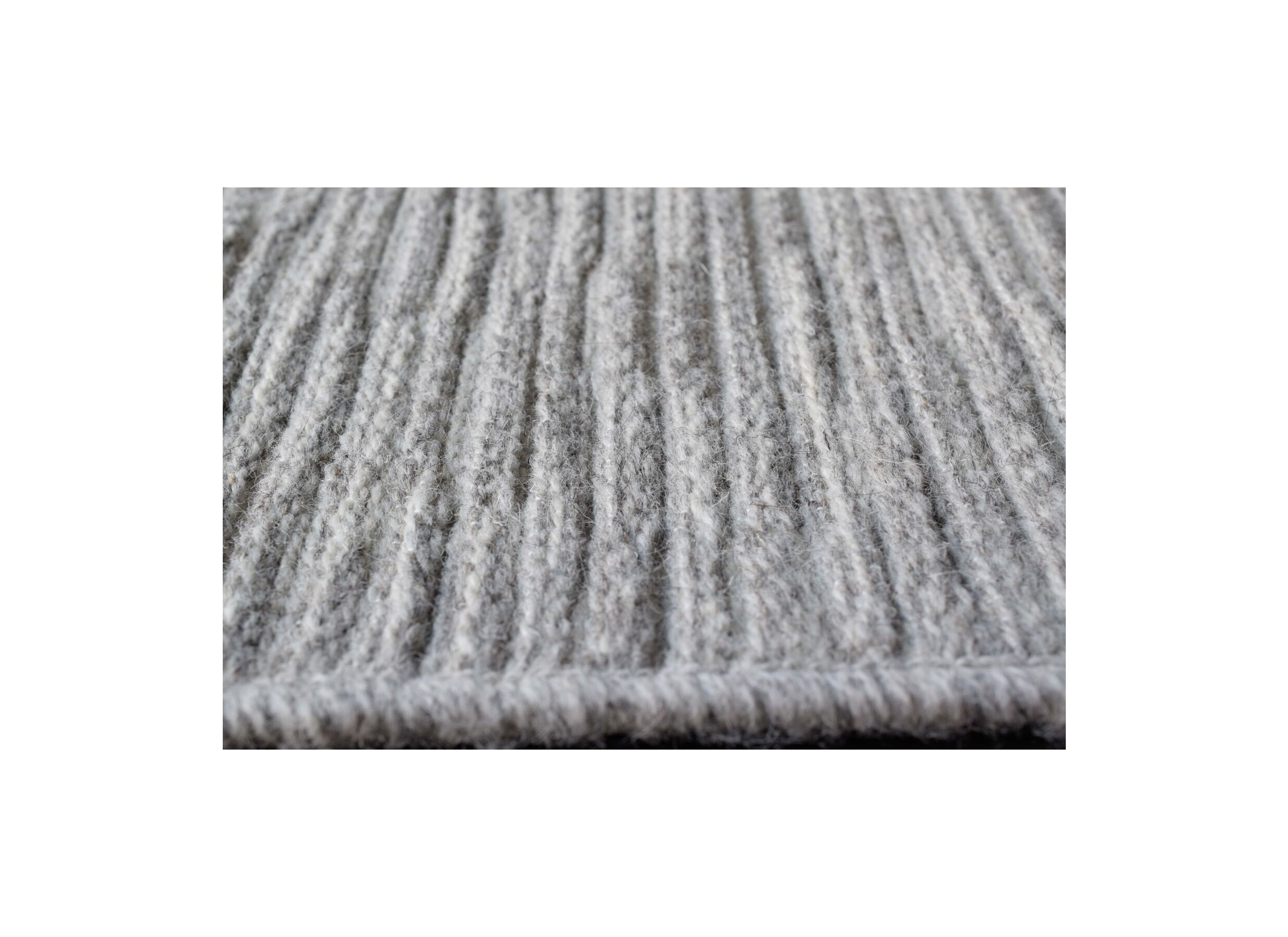 Detail - Tapis Himalaya 200x140cm laine gris