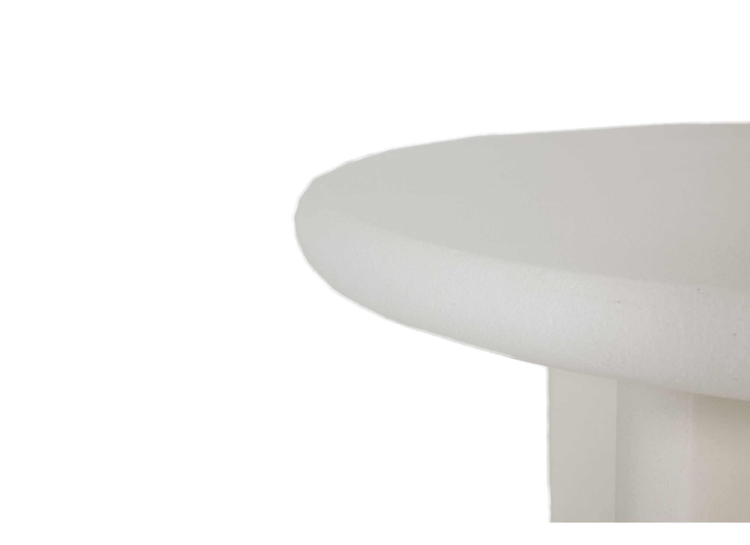 Detail - Table basse Actor 60x45cm - décor - milky white