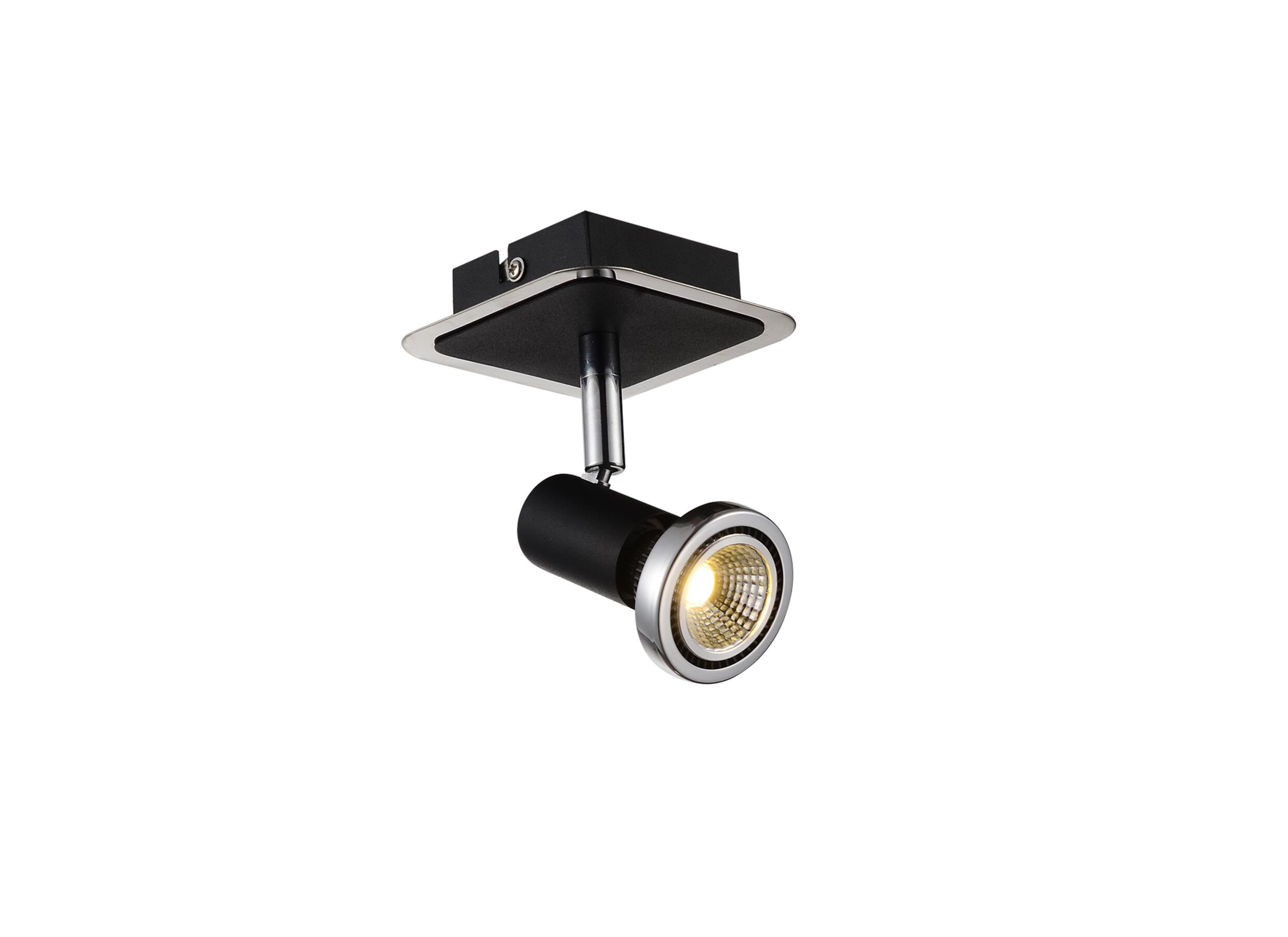 Wandspot chroom zwart 5W GU10