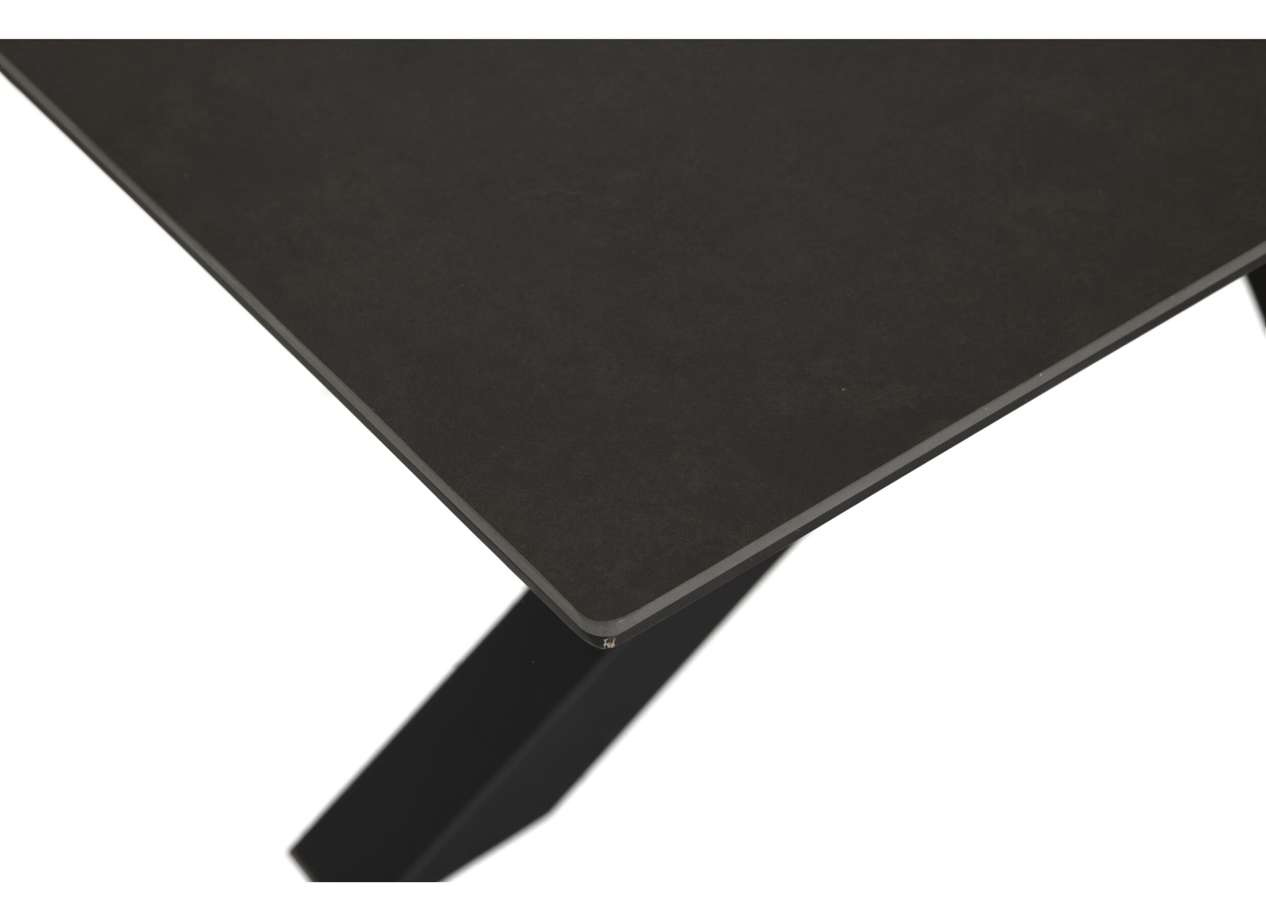 Detailfoto - Tafel Forge 190/240x90cm - MDF & metaal- grijs