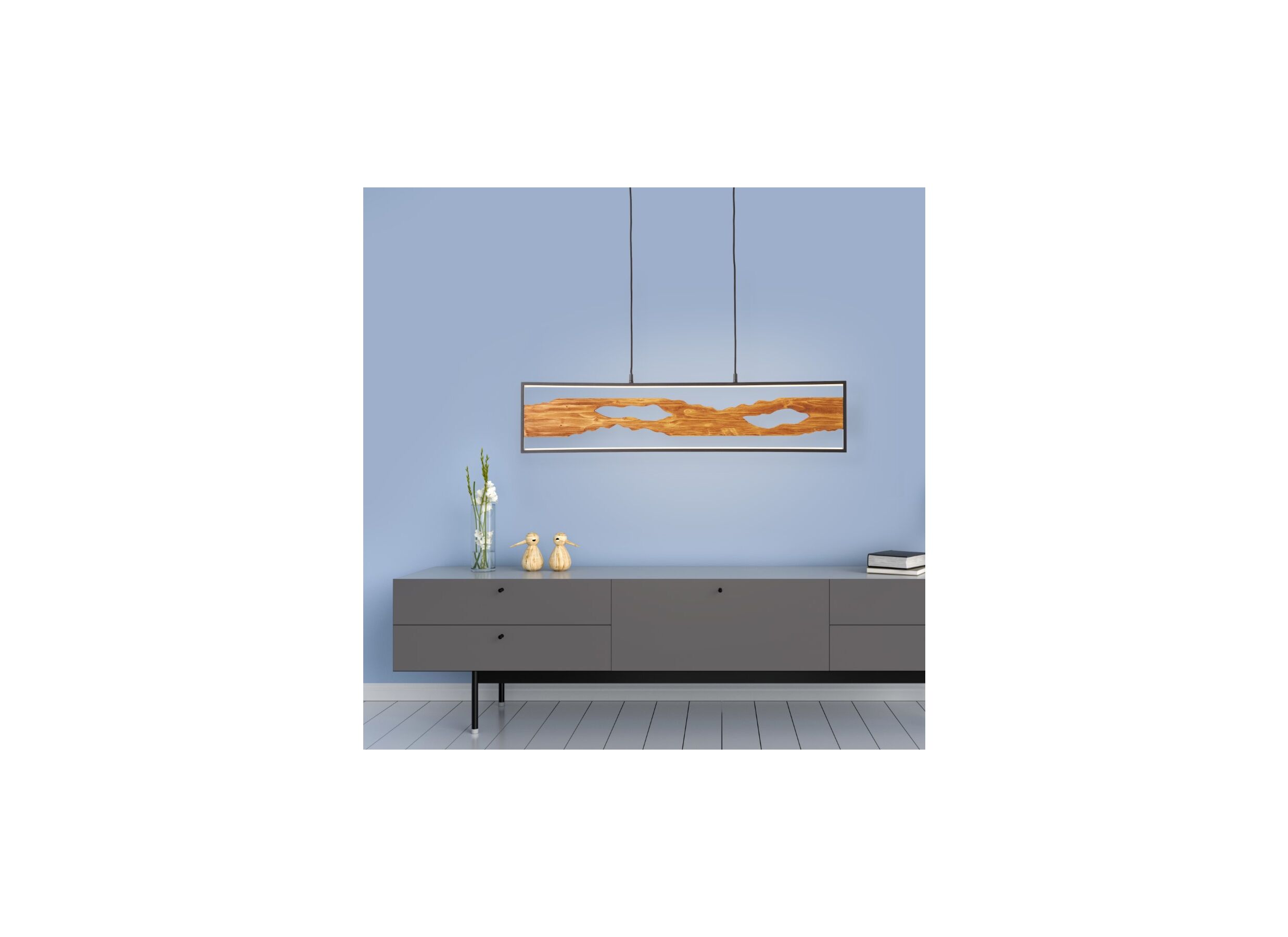 Foto ambiance - Suspension Chaumont 100x8,5x150cm 20W LED