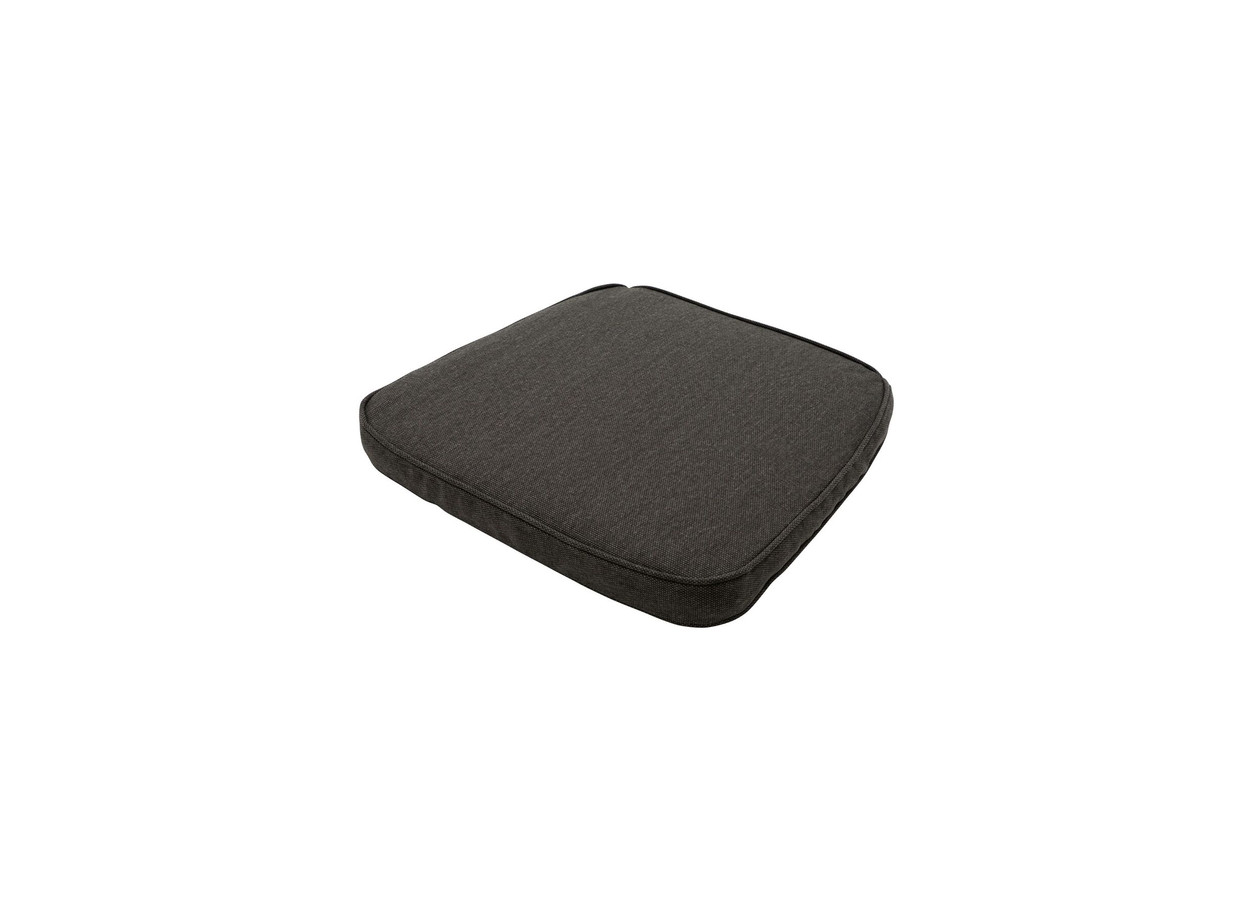Coussin d'assise Wicker 48x46cm gris - Coussin d'assise Wicker 48x46cm gris