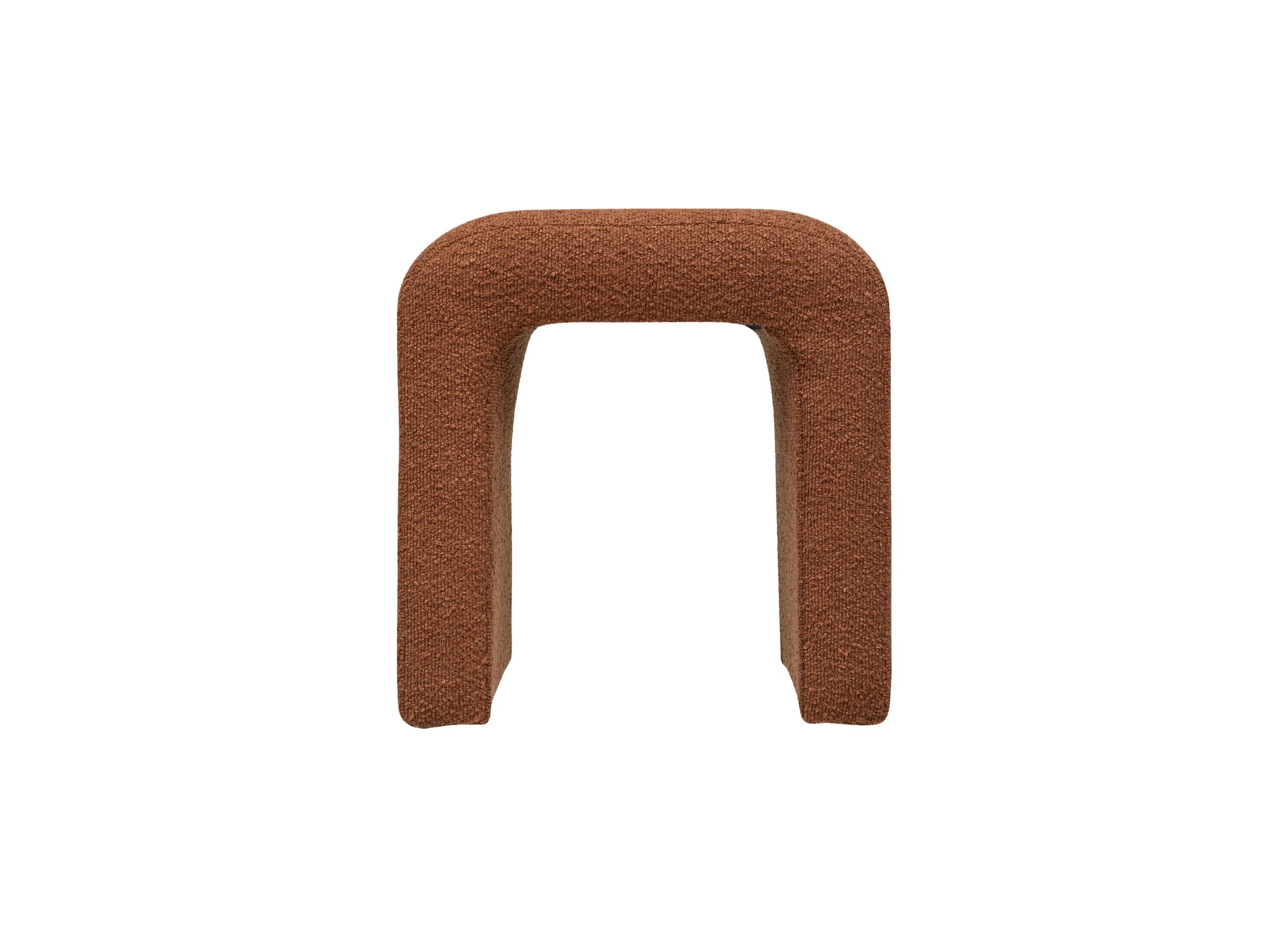 5cm bouclé amber - Pouf 41x35,5cm bouclé amber