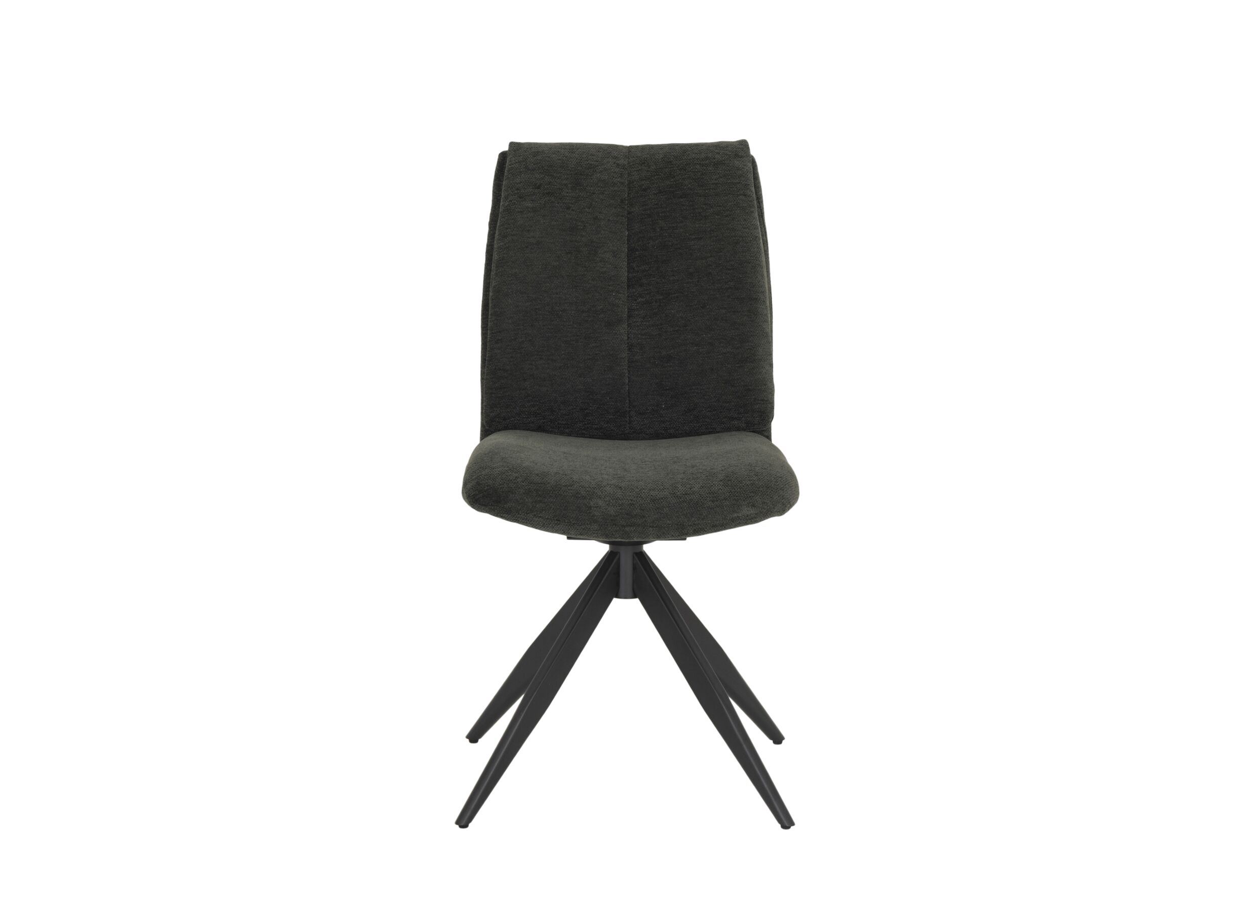 Aperçu - Chaise pivotante Matadero 59x48x92cm - tissu - gris foncé/vert foncé