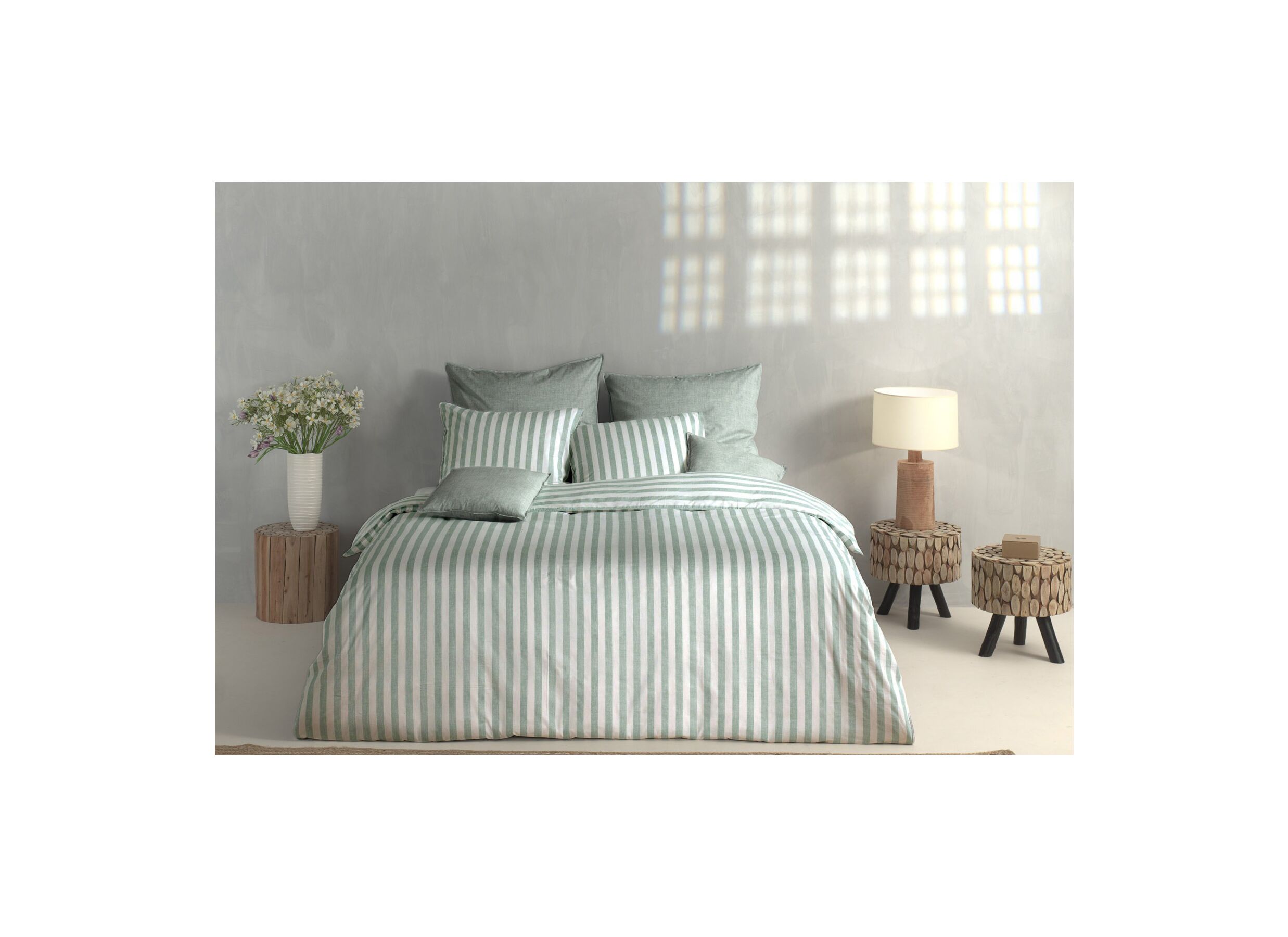 Foto ambiance - Housse de couette 240x220cm coton