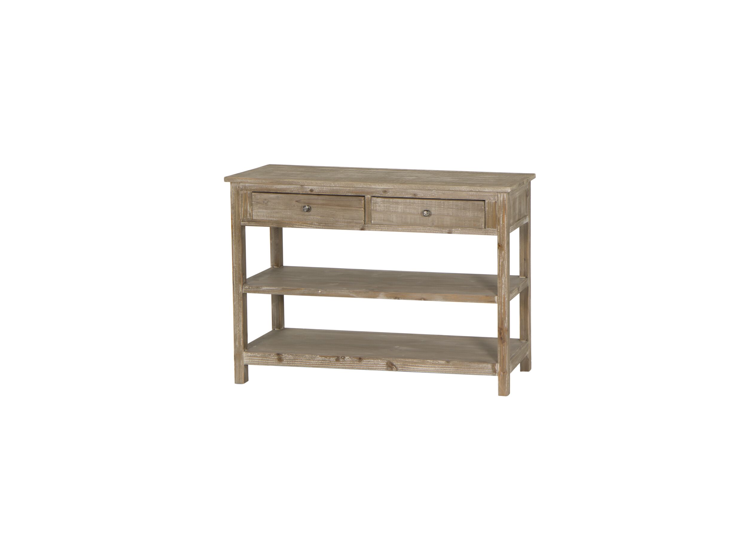 Hoofdfoto - Wandtafel Novecento 120x40cm - gerecycleerd den massief - naturel