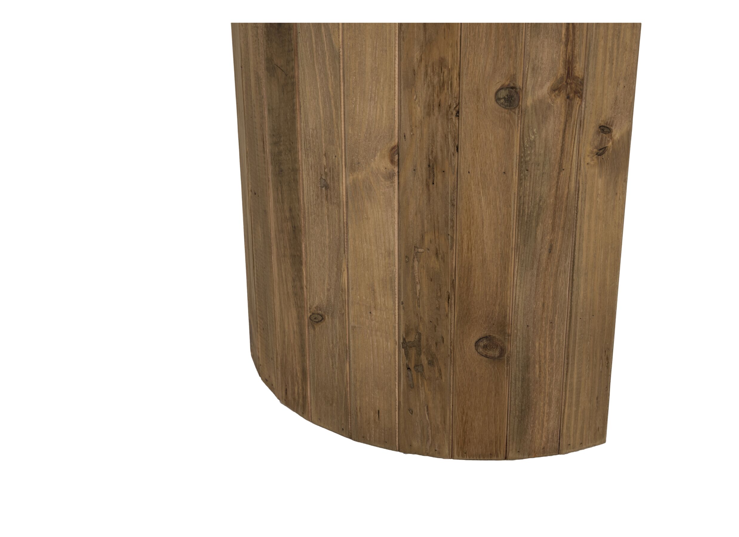 Detailfoto - Tafel Bonanza 240x104cm - gerecycleerd den massief - naturel