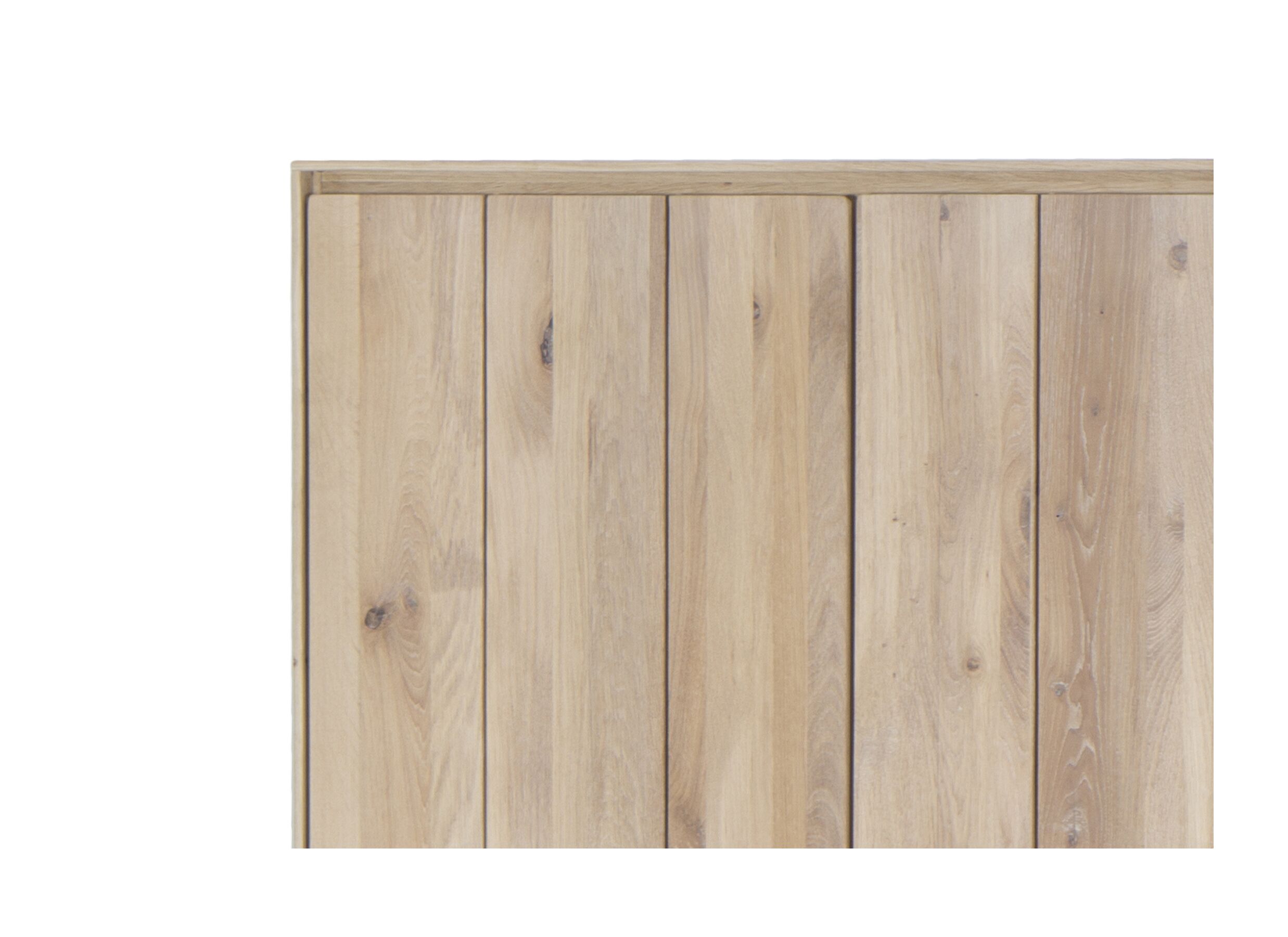 Barkast Polar 120cm - eik massief/decor- naturel