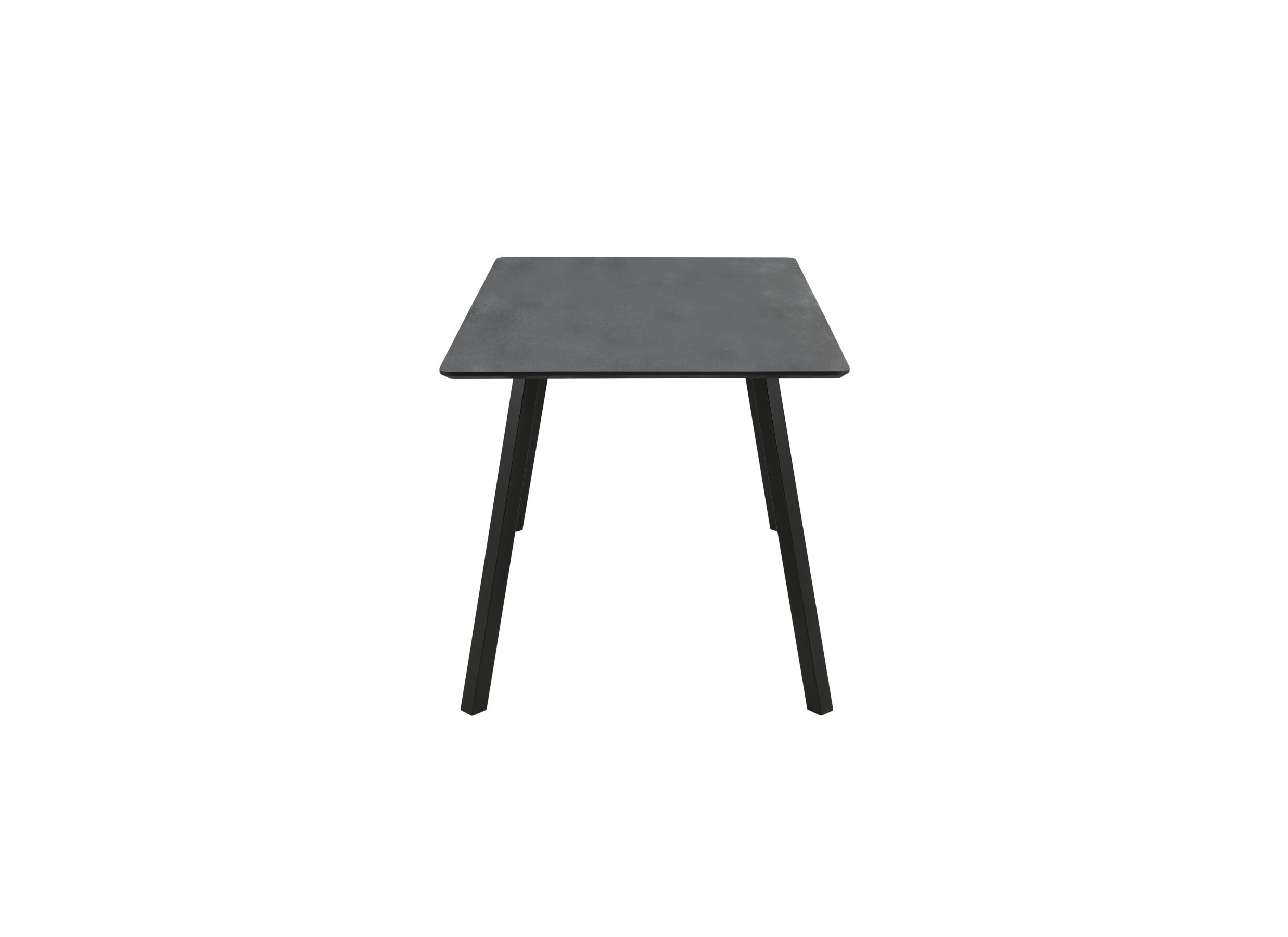 Table Boyar 140x80cm - mélamine - anthracite