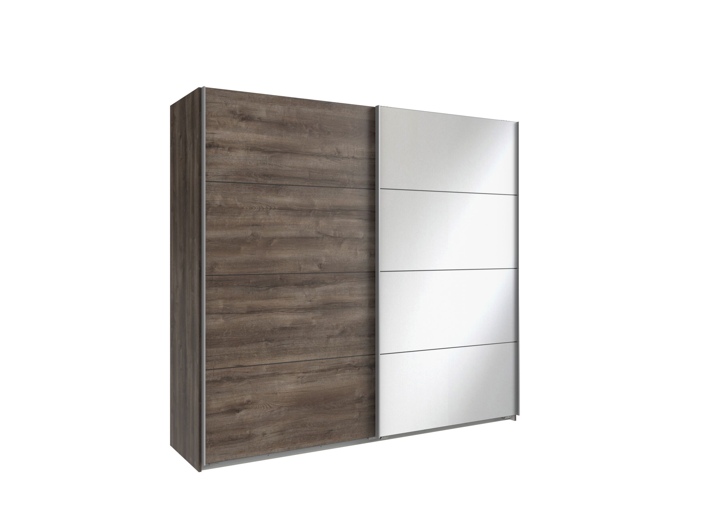 Armoire à portes coulissantes Easyplus 225cm - Armoire à portes coulissantes Easyplus 225cm - décor - marron foncé