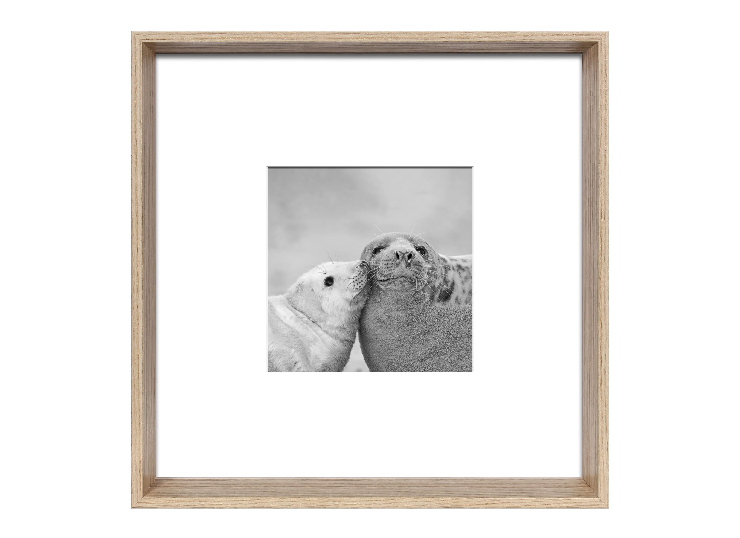 Fotokader Blanc 20x20cm - MDF - naturel - Cadre photo Blanc 20x20cm - MDF - naturel