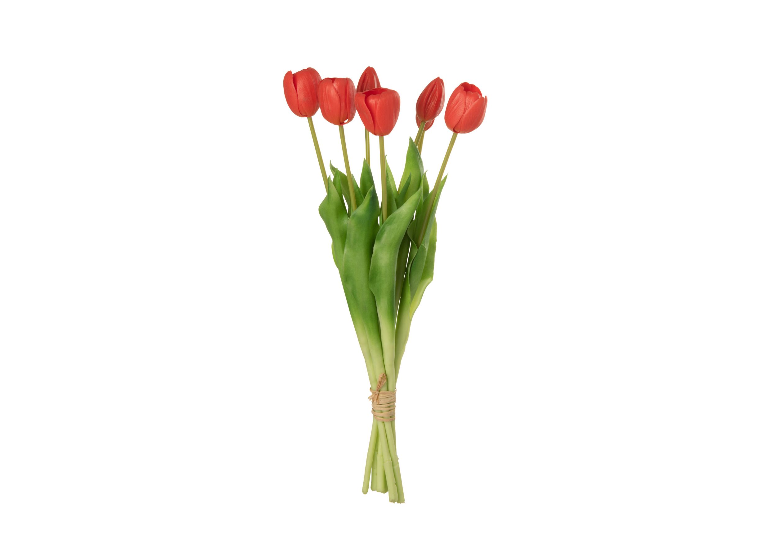 Plus Important - Fleur artificielle Bouquet Tulipe H45,5cm, 7 pièces