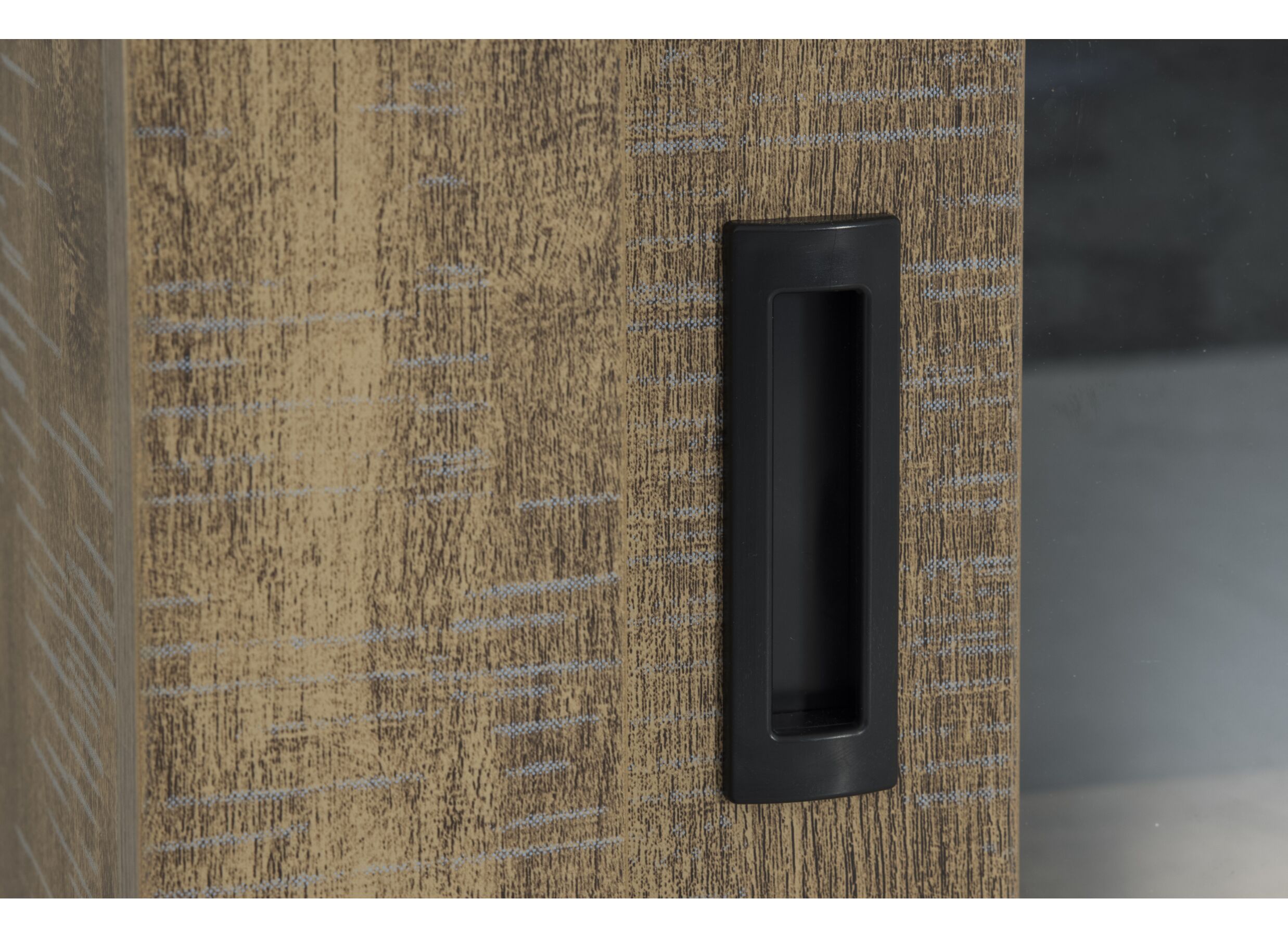 Vitrine Etienne 221cm - décor - noir