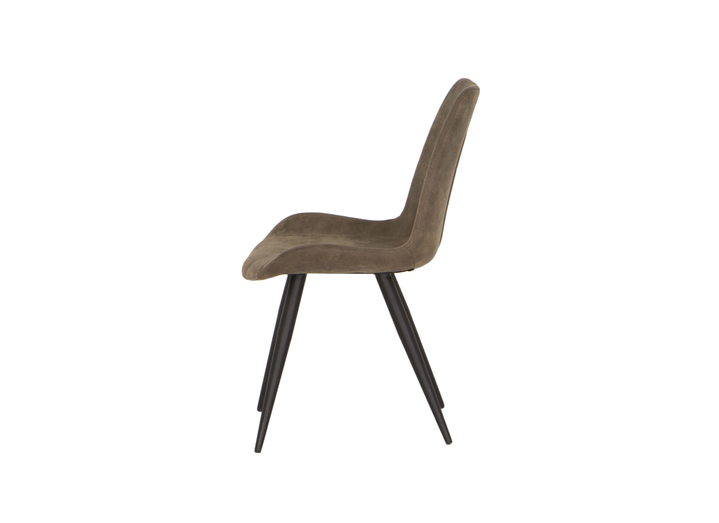 Chaise Fuel 52x60x85,5cm - acier - marron