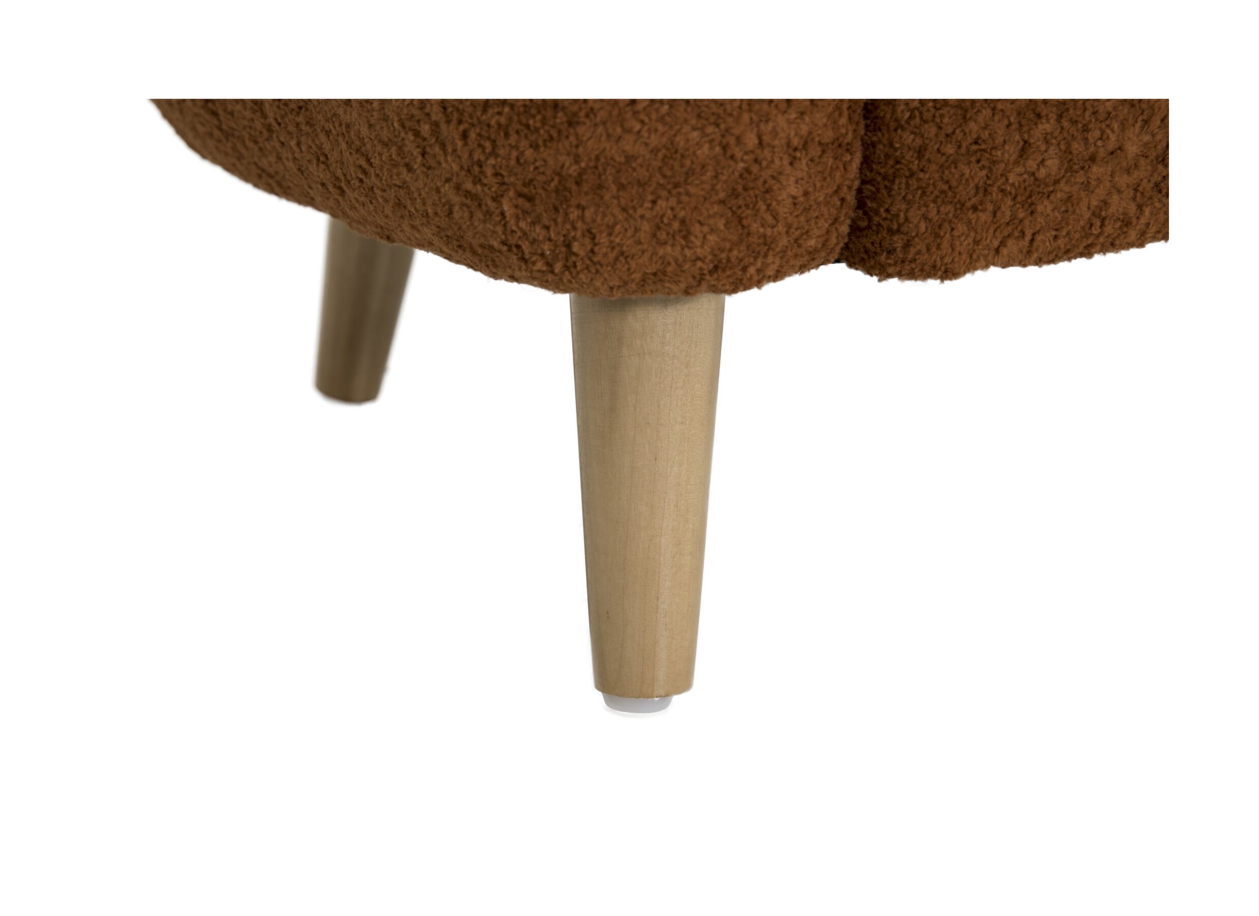 Detailfoto - Kinderfauteuil Hush 54x44x41cm - polyestervezel - cognac