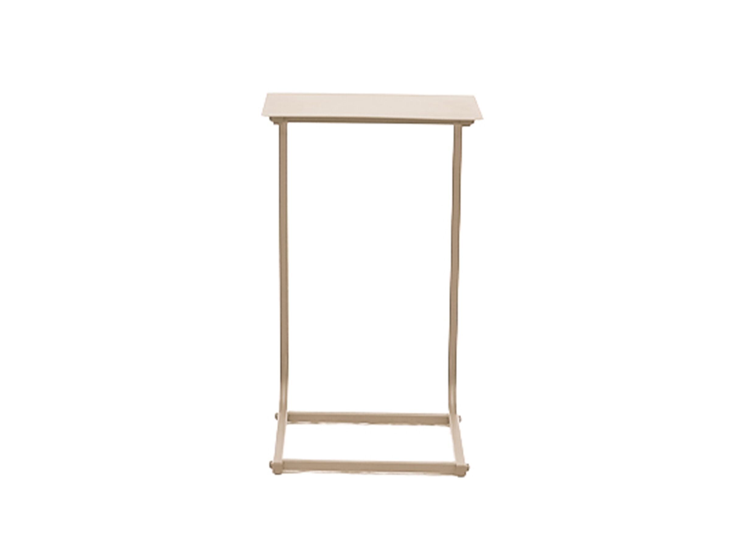 Aperçu - Table d'appoint Svea 35x48x62cm - aluminium - greige