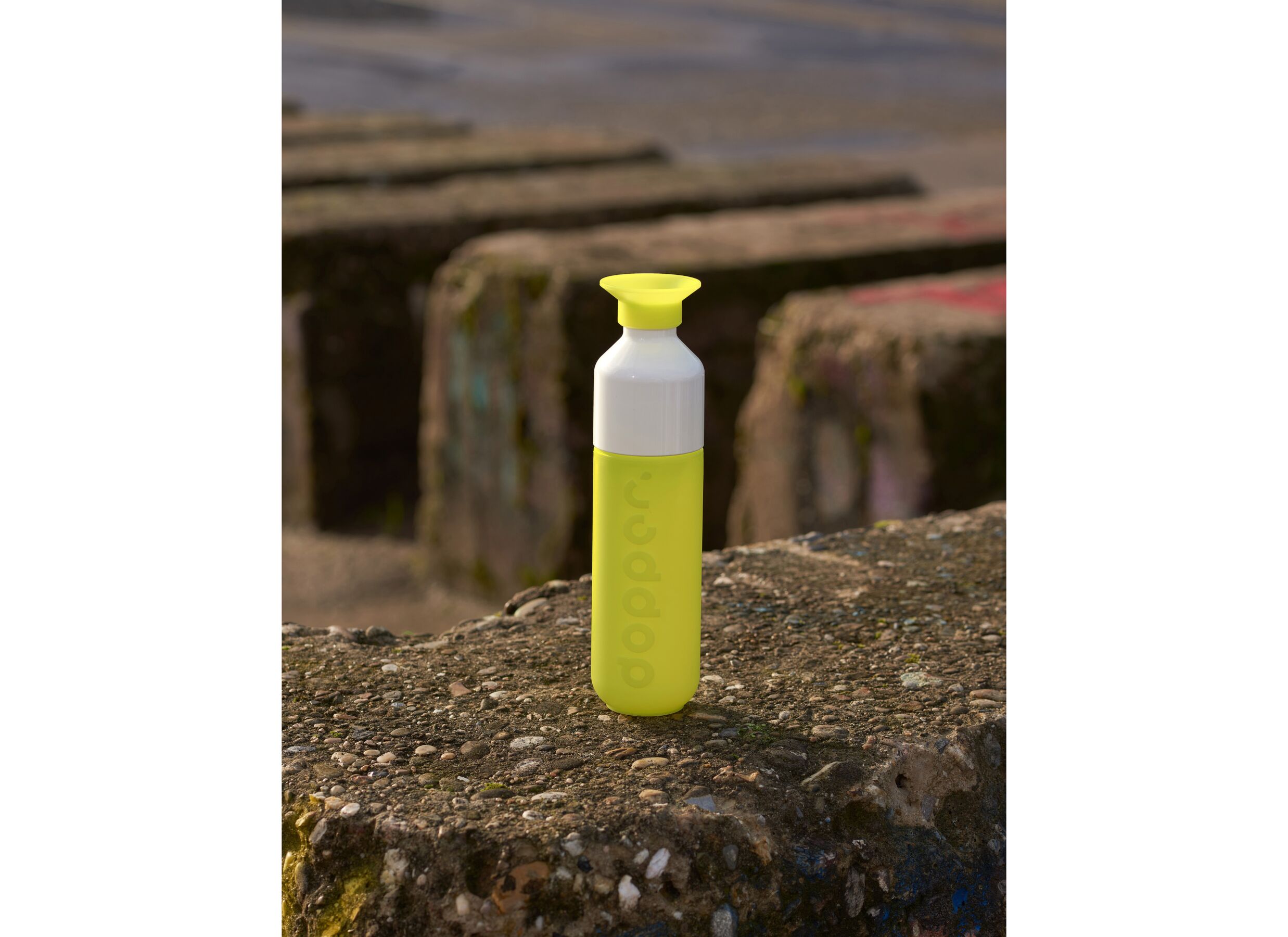Foto ambiance - Gourde Dopper 45 cl - Plastique - Vert lime