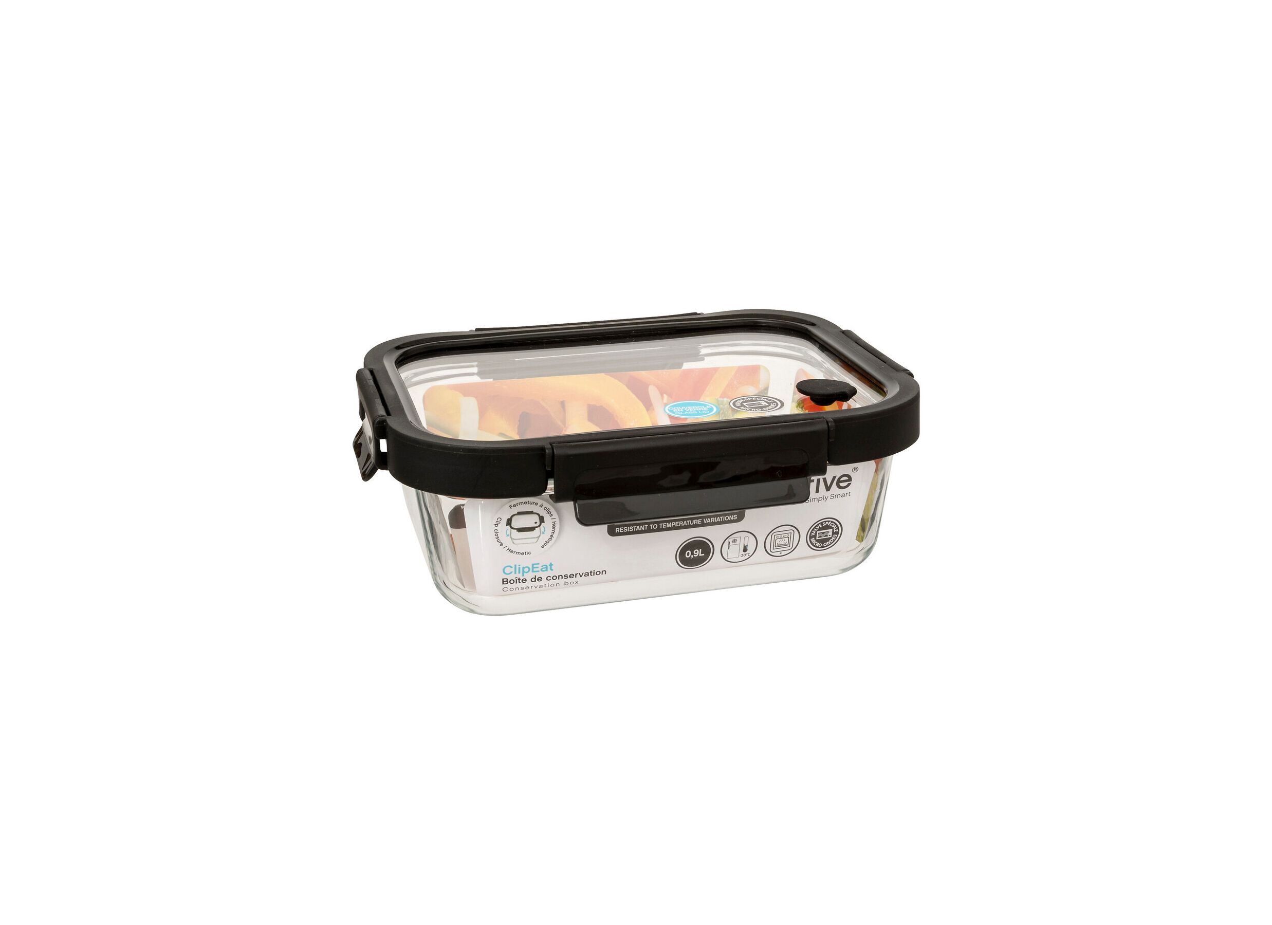 Overzichtsfoto - Bewaardoos ClipEatPlus 0.9L