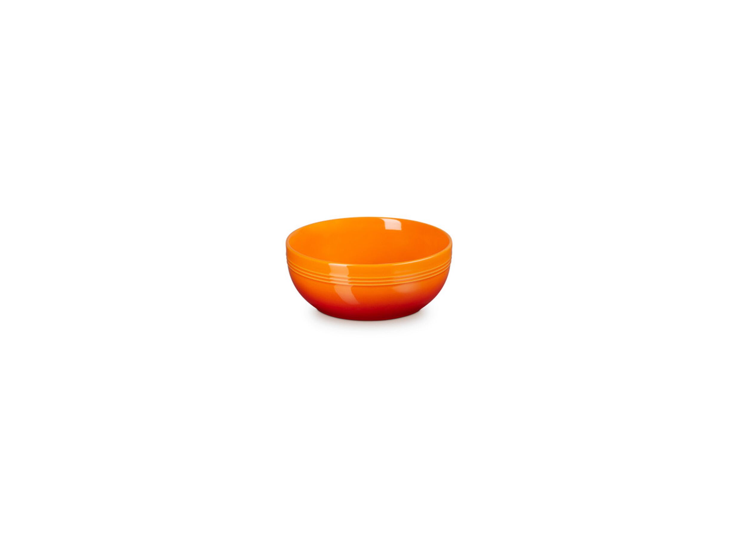 Kom Coupe Ø16cm - stoneware - oranjerood - Bol Coupe Ø16cm - stoneware - rouge orangé