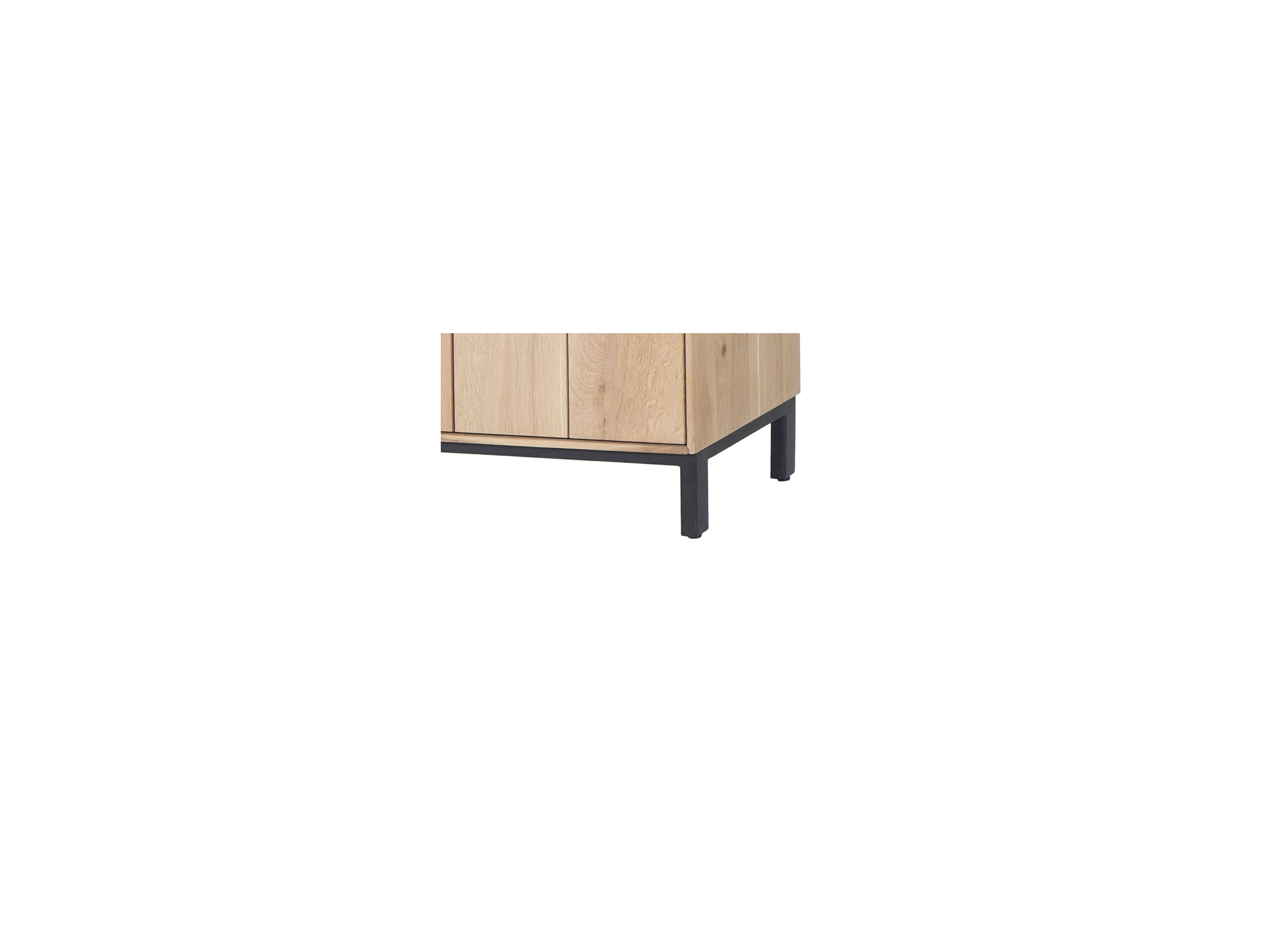 Dressoir Polar 250cm - eik massief & decor- naturel