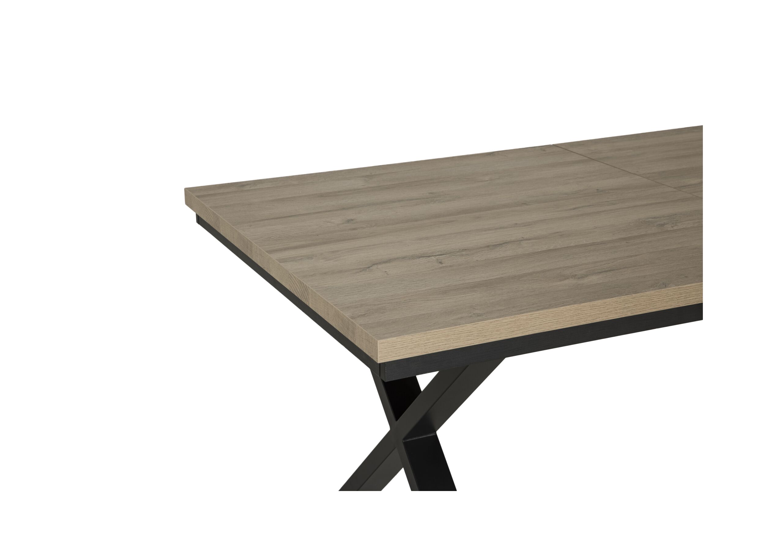 Detailfoto - Tafel Tibo 190/250x100cm - melamine - french oak