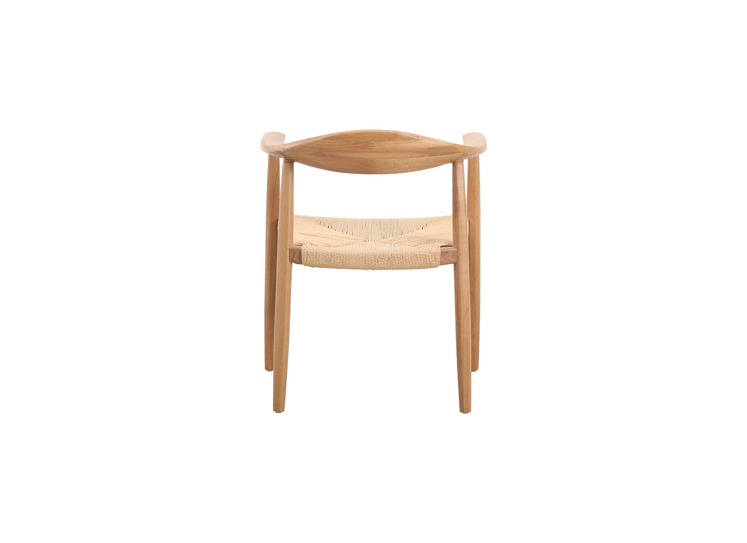Aperçu - Chaise Harvey 56x52x76,5cm - chêne massif rotin - naturel
