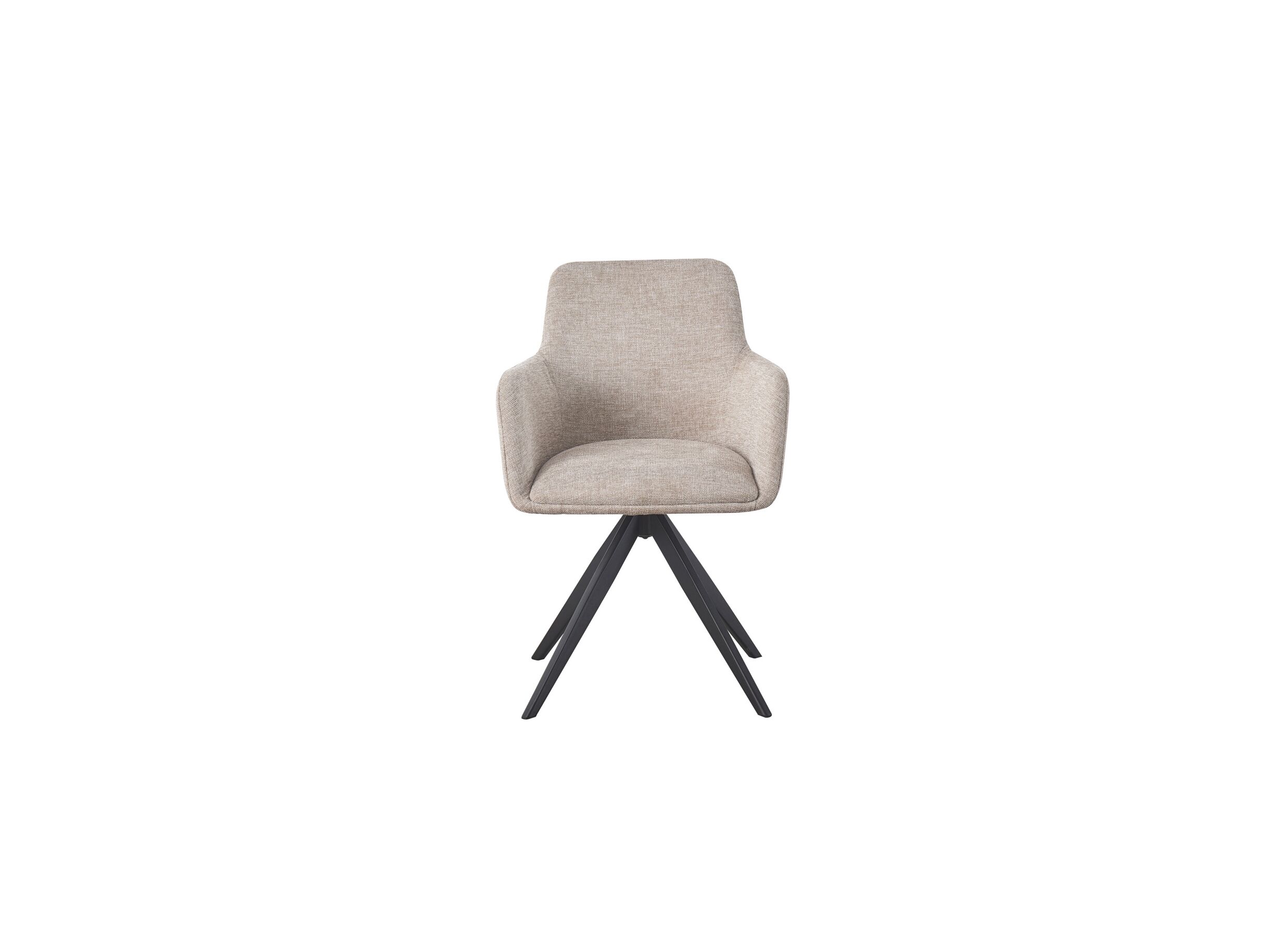 Overzichtsfoto - Draaistoel Sirius 57x60x83cm - stof - beige