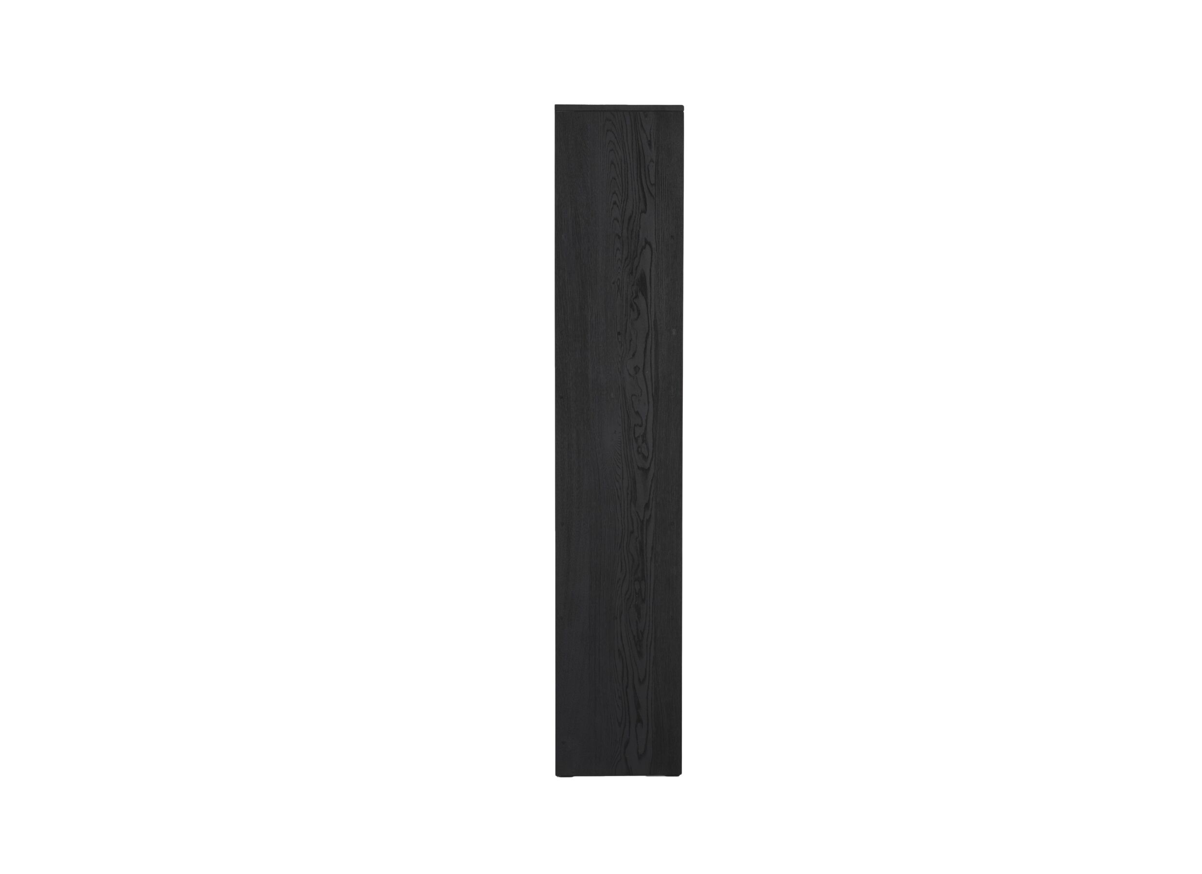 Étagère Mauri 120x40x210cm - chêne massif - noir