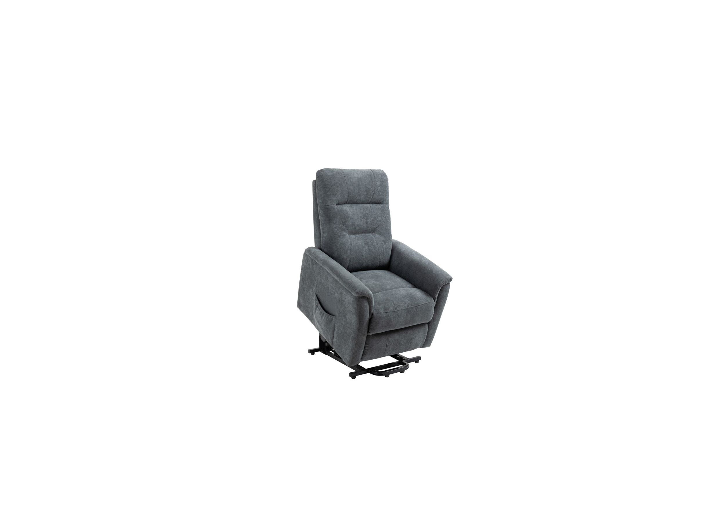 Fauteuil relax Morpheus électrique tissu gris