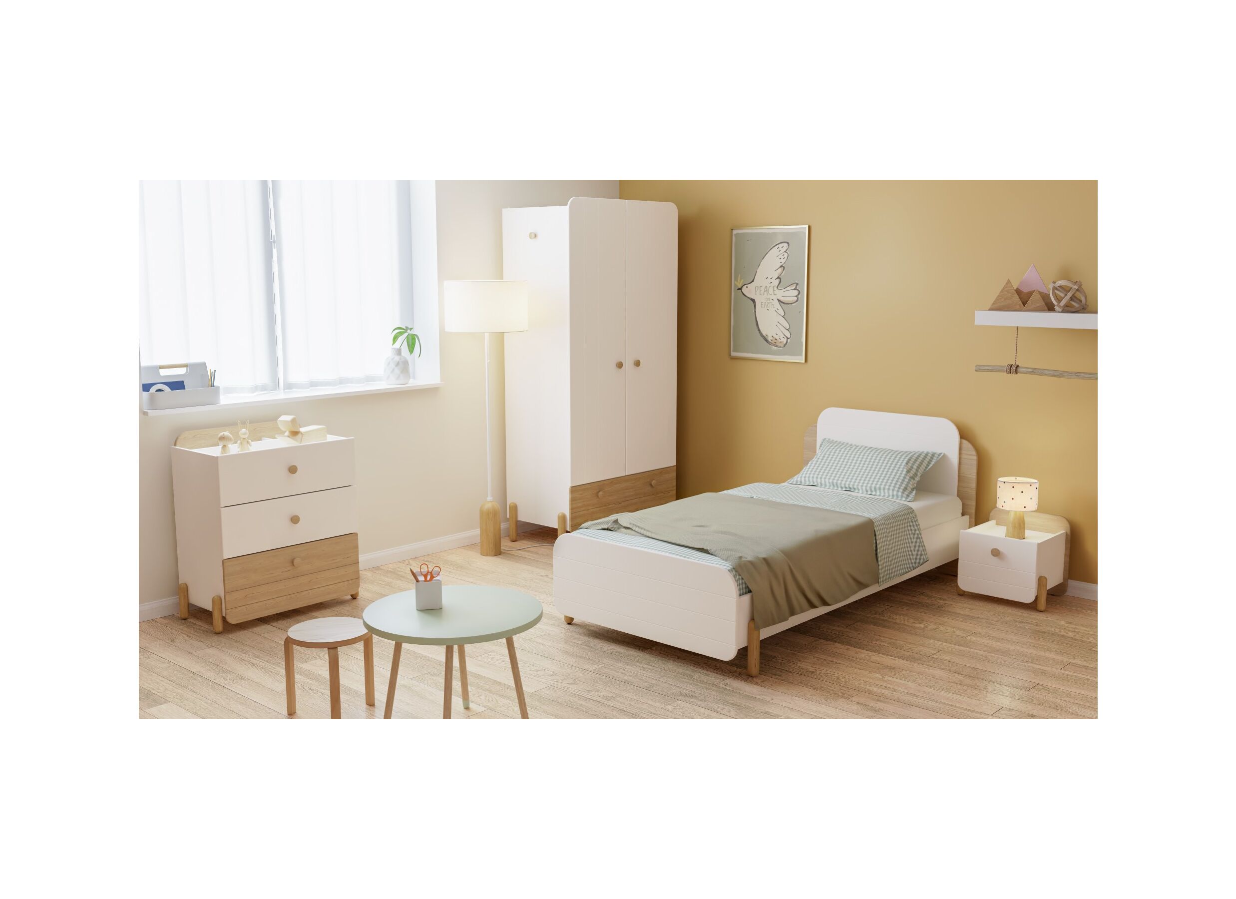 Photo ensemble - Commode Edaj 72,8x40,9x81,6cm