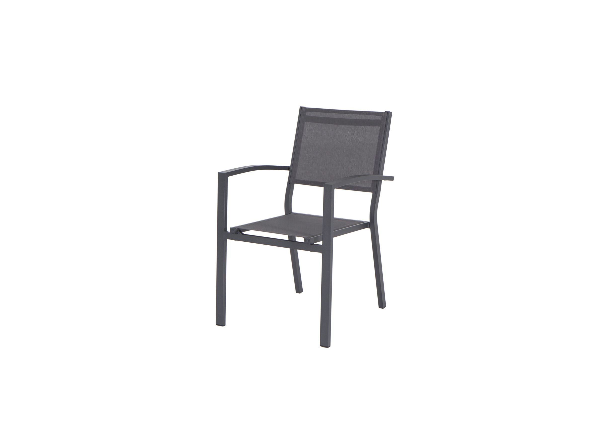 Tuinstoel Prayer 57x64 - Chaise de jardin Prayer 57x64,5x87cm - aluminium/textileen - grey
