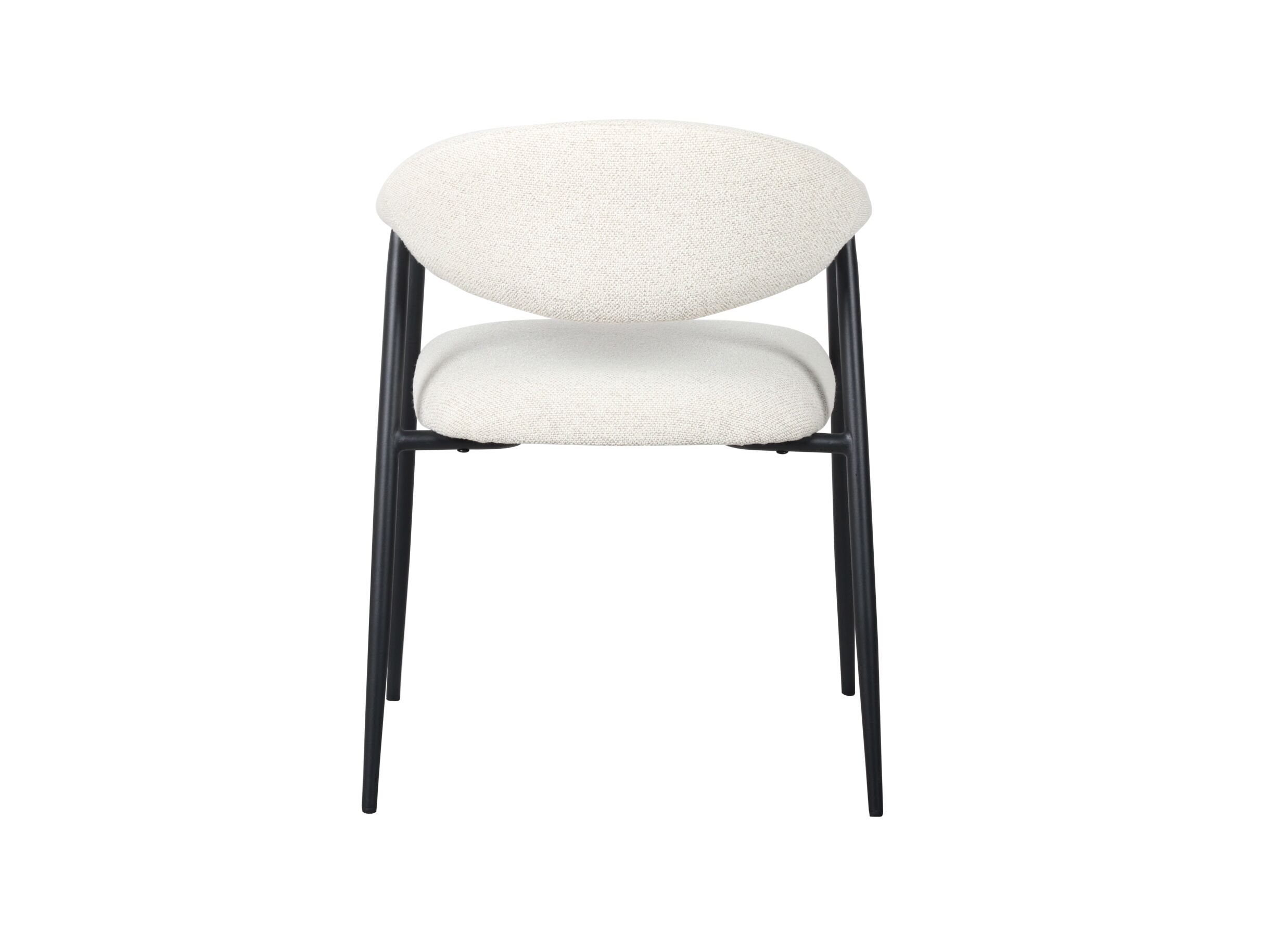 Overzichtsfoto - Stoel Guess 56x56x75cm - stof - wit