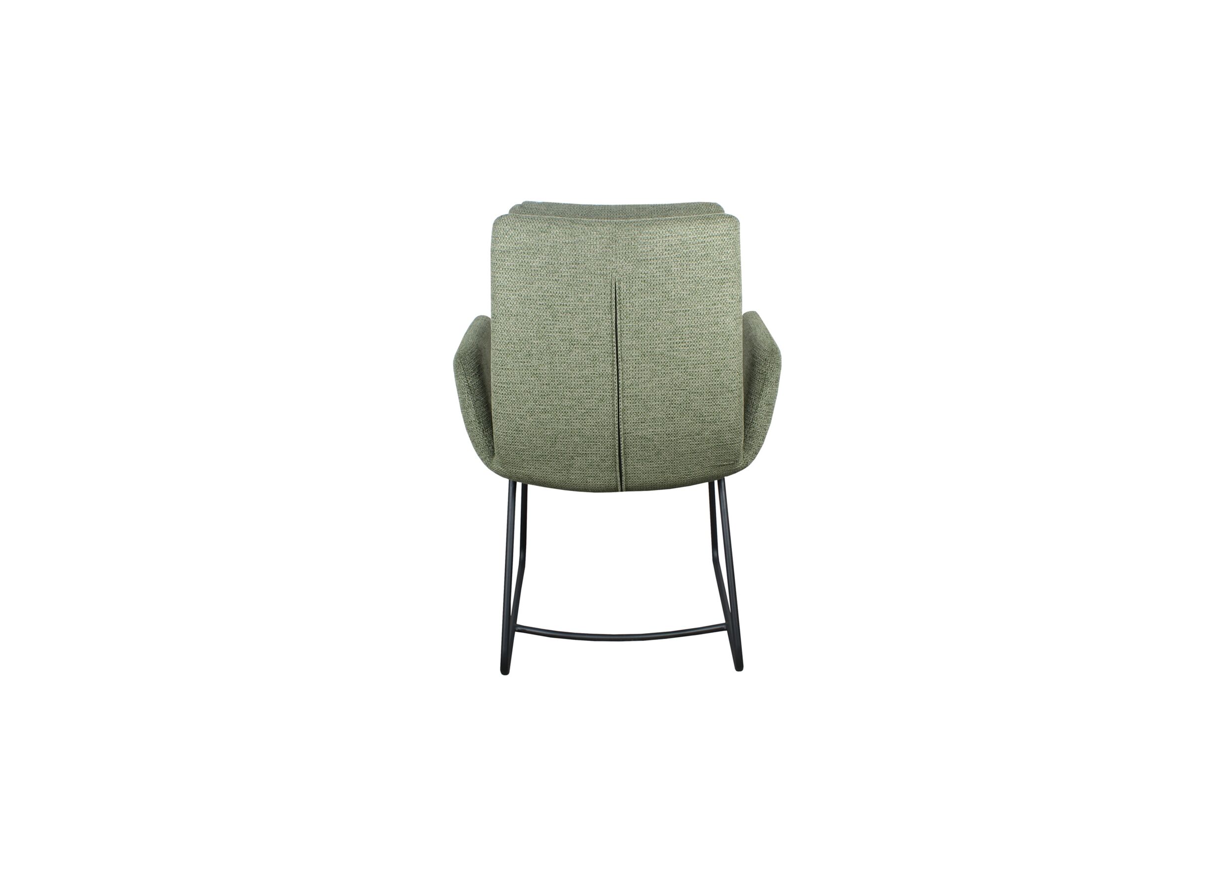 Stoel Crux 67x62x93cm - stof - groen