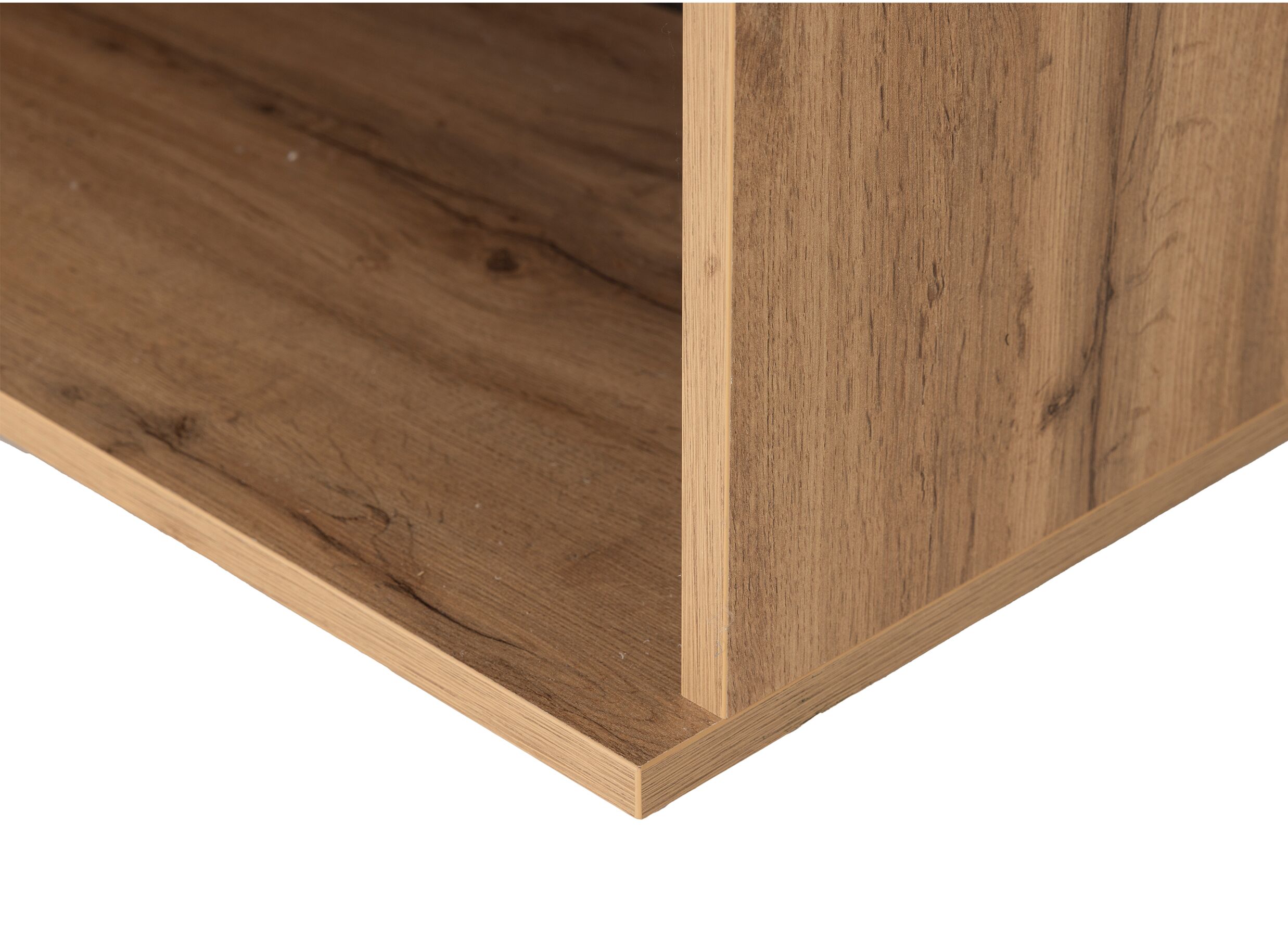 Detail - Meuble d'entrée Tamarisk 140cm - mélamine - wotan oak & noir