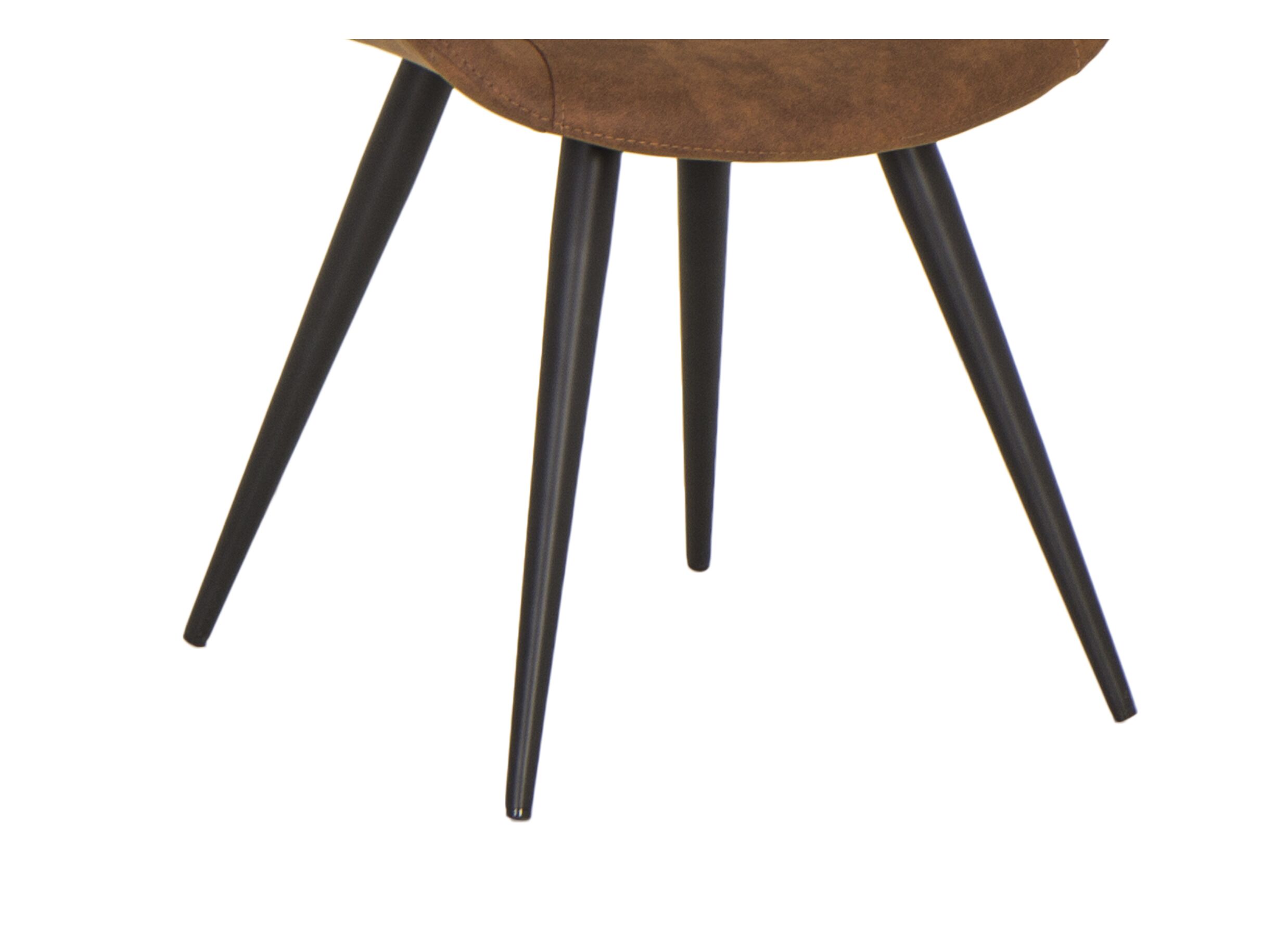 Chaise Fuel 52x60x85,5cm - acier - marron