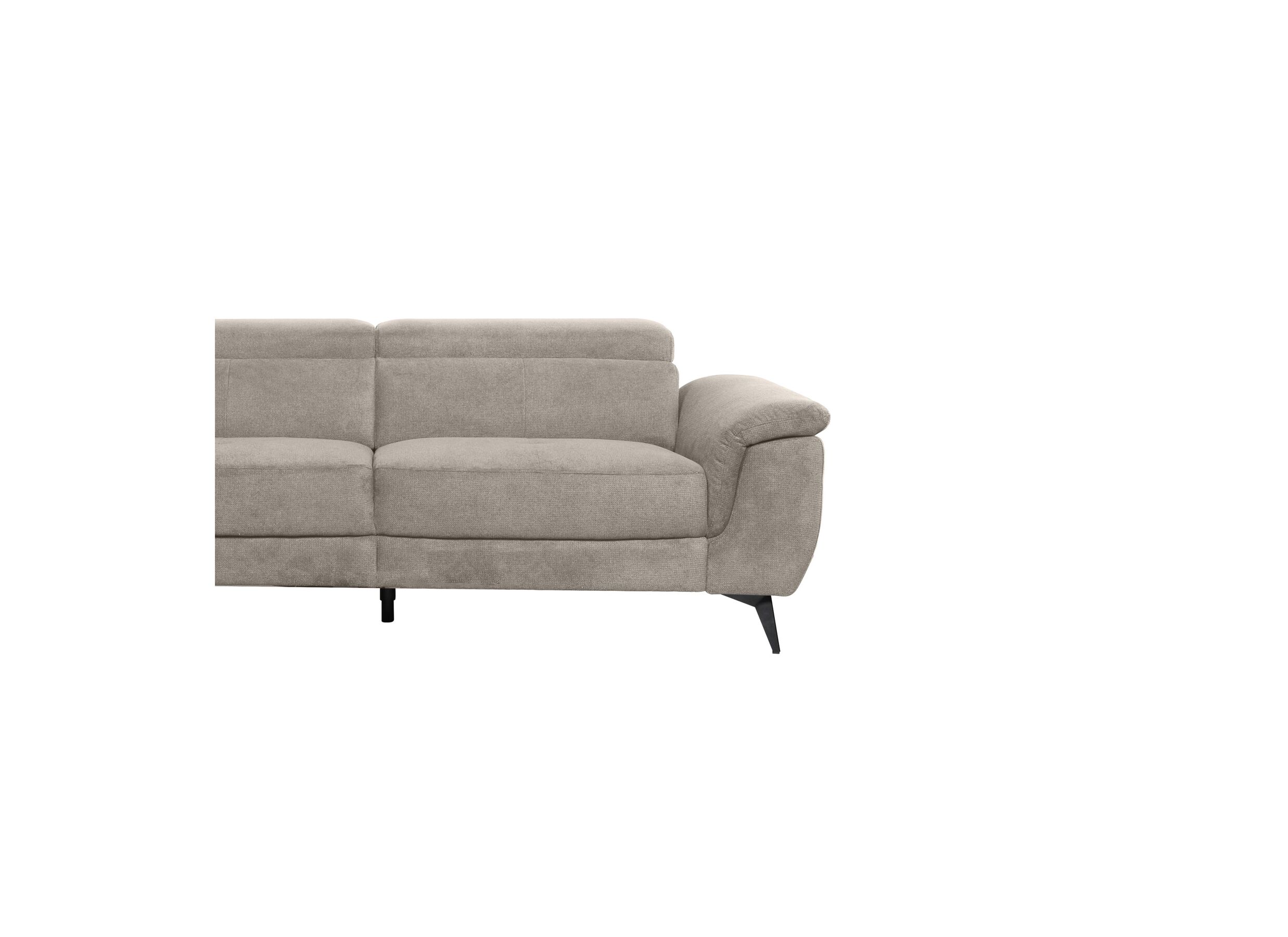 Hoeksalon Condor stof champagne