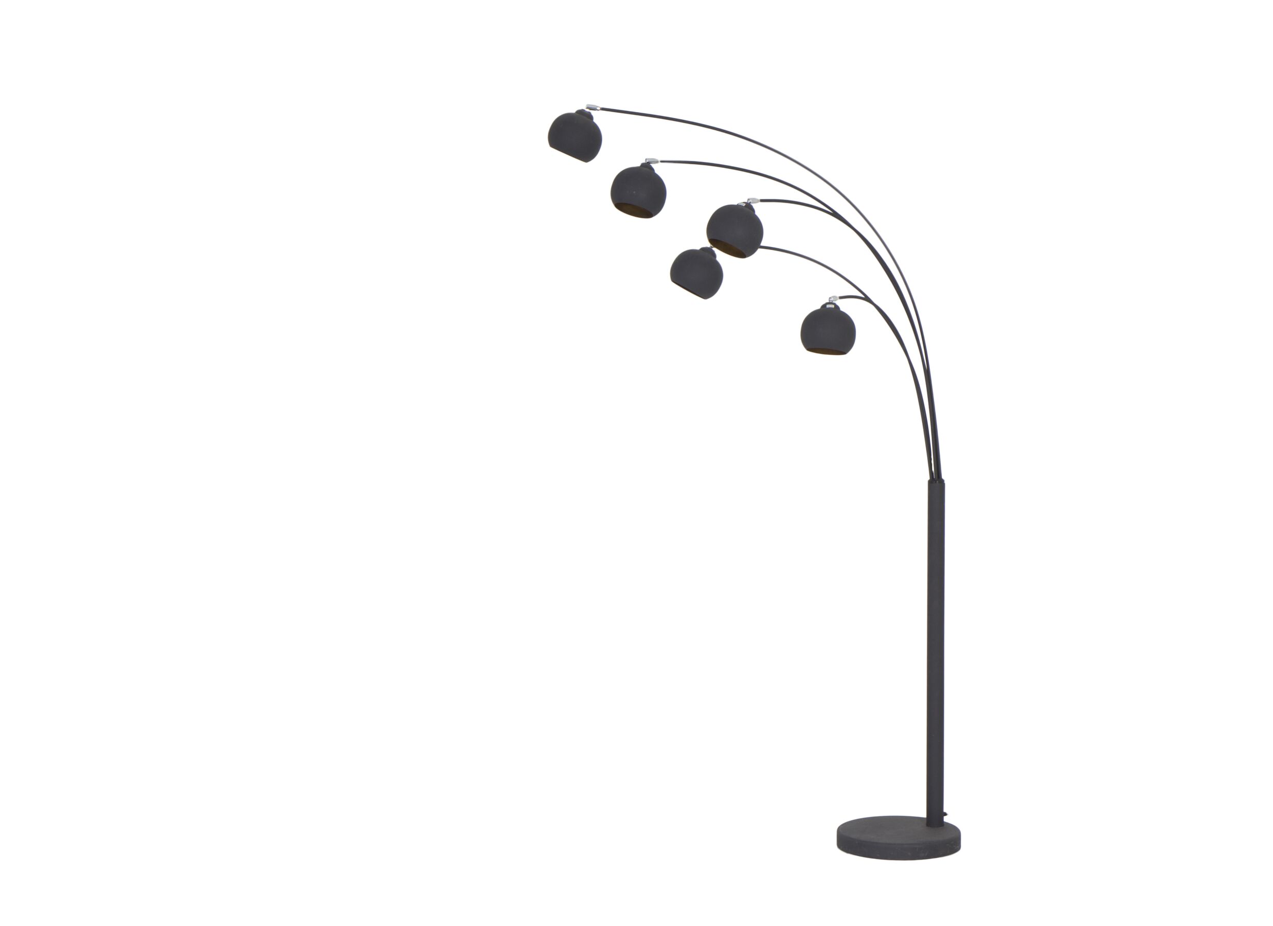 Hoofdfoto - Booglamp Sphere H220cm E14 - metaal - zwart & goud