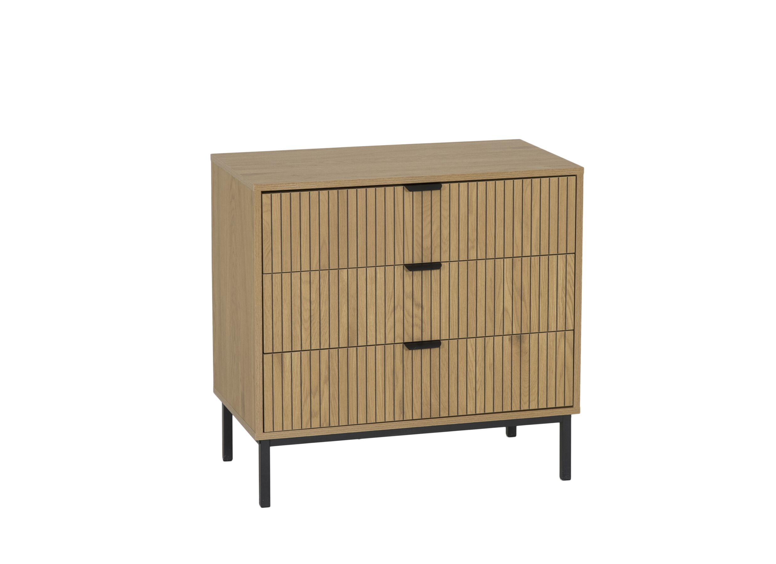 Plus Important - Commode Nevado 72x40x69cm - mélamine - chêne sauvage