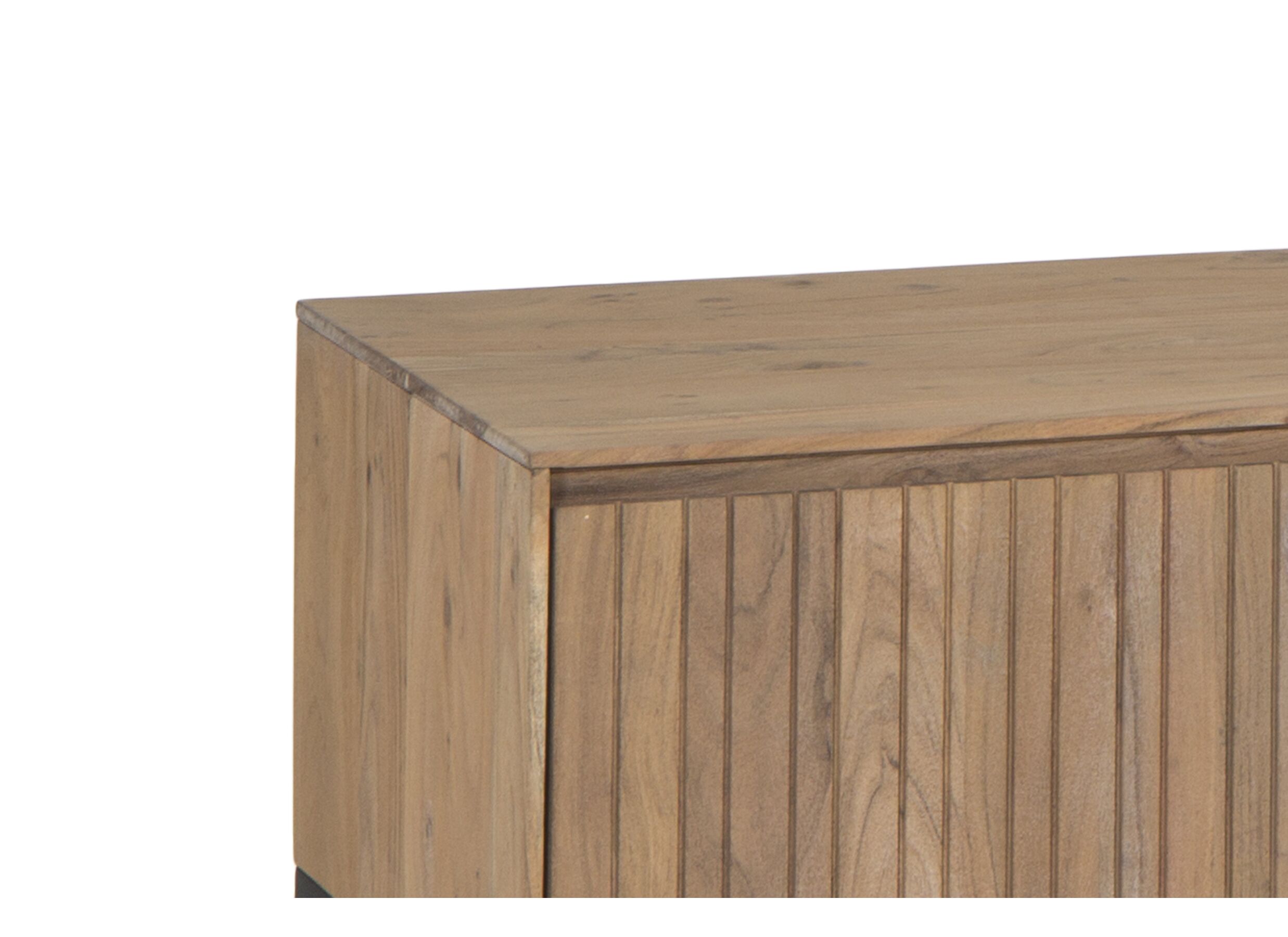 Meuble TV Aquilano 145cm - acacia massif - naturel