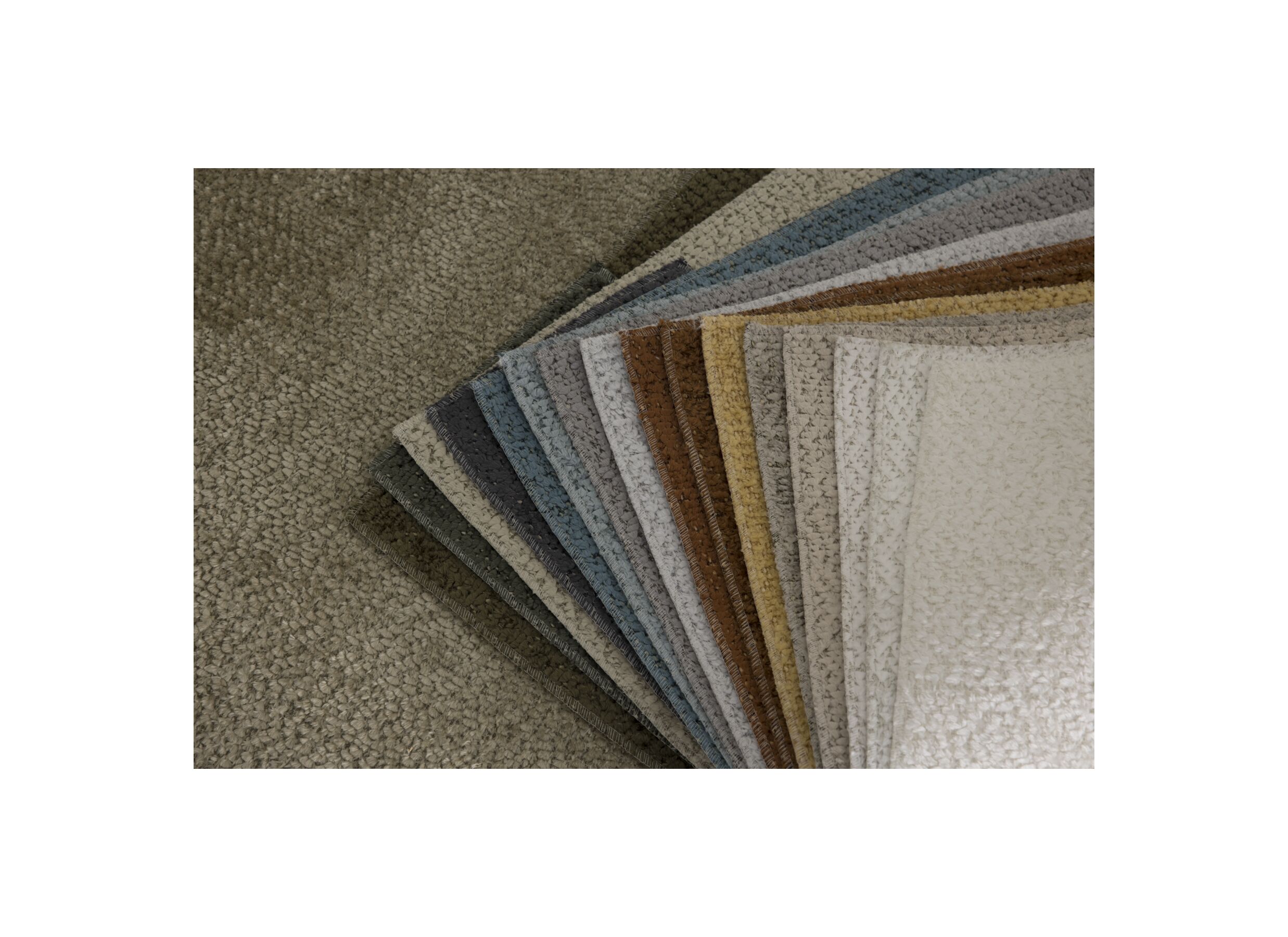 Hoeksalon Eder 310x190cm - stof - taupe