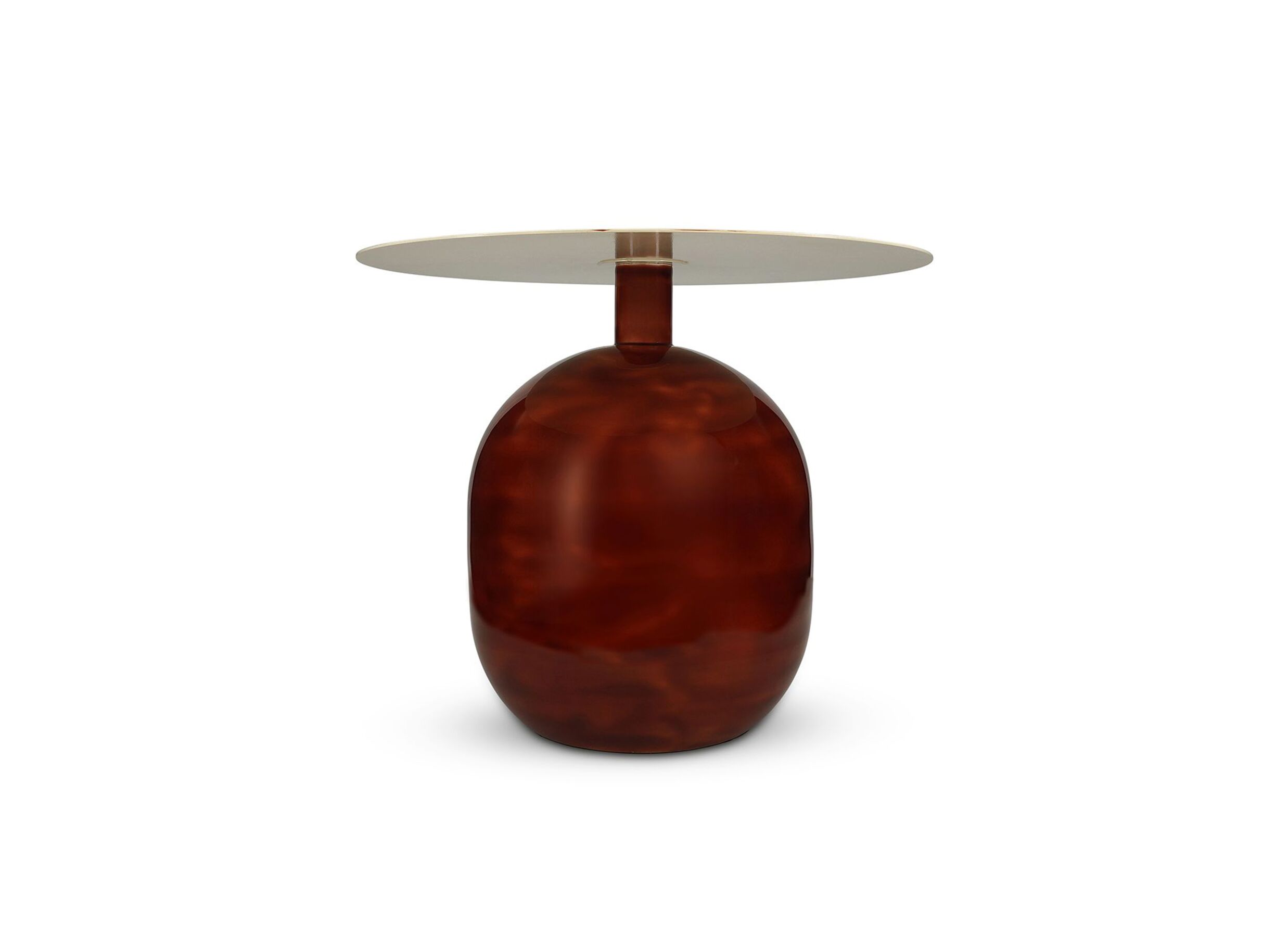 Aperçu - Table d'appoint Mio Ø50xH40cm - métal - red clay