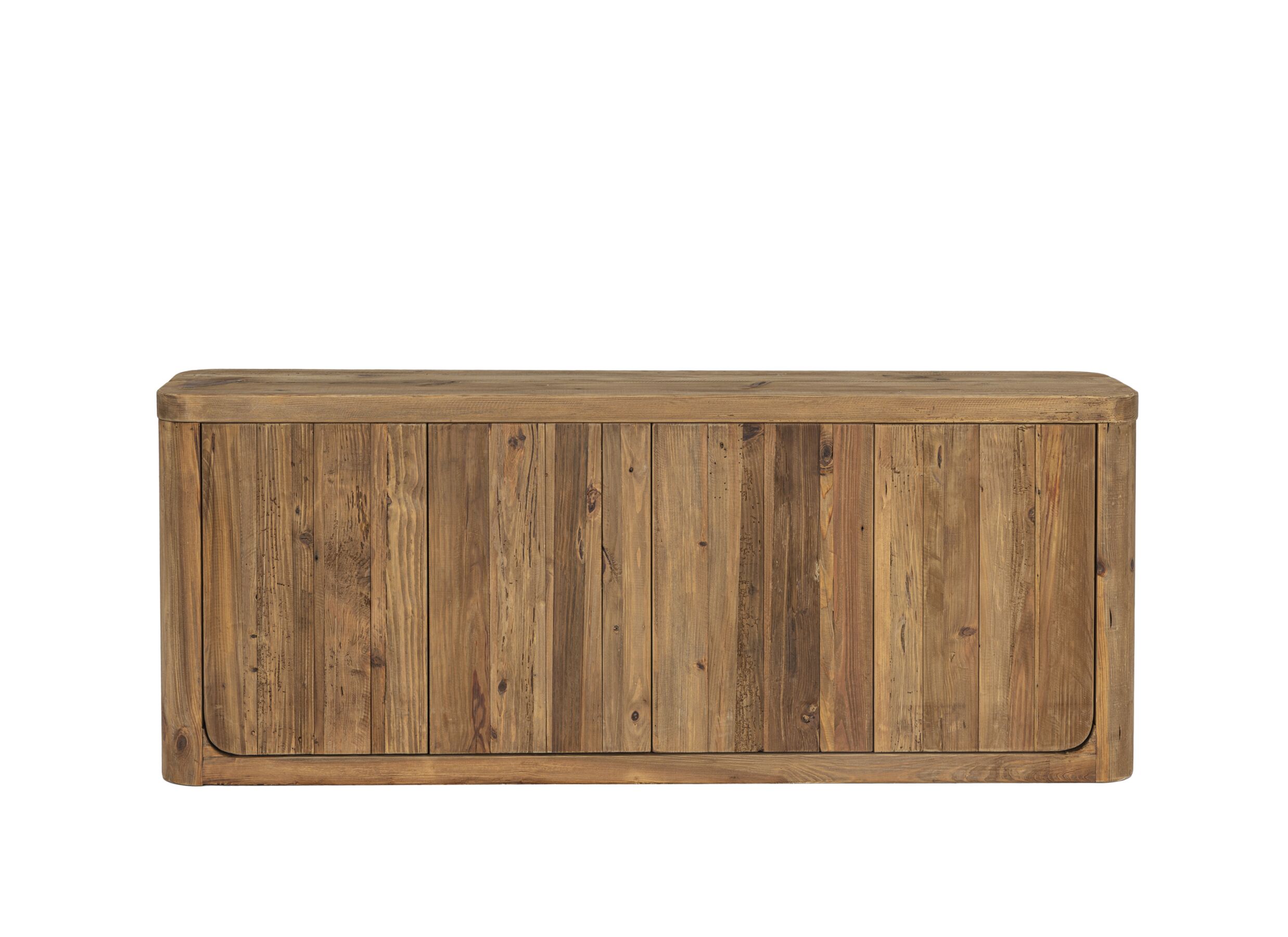 Aperçu - Buffet Cattaneo 210cm - bois de pin recyclé - naturel