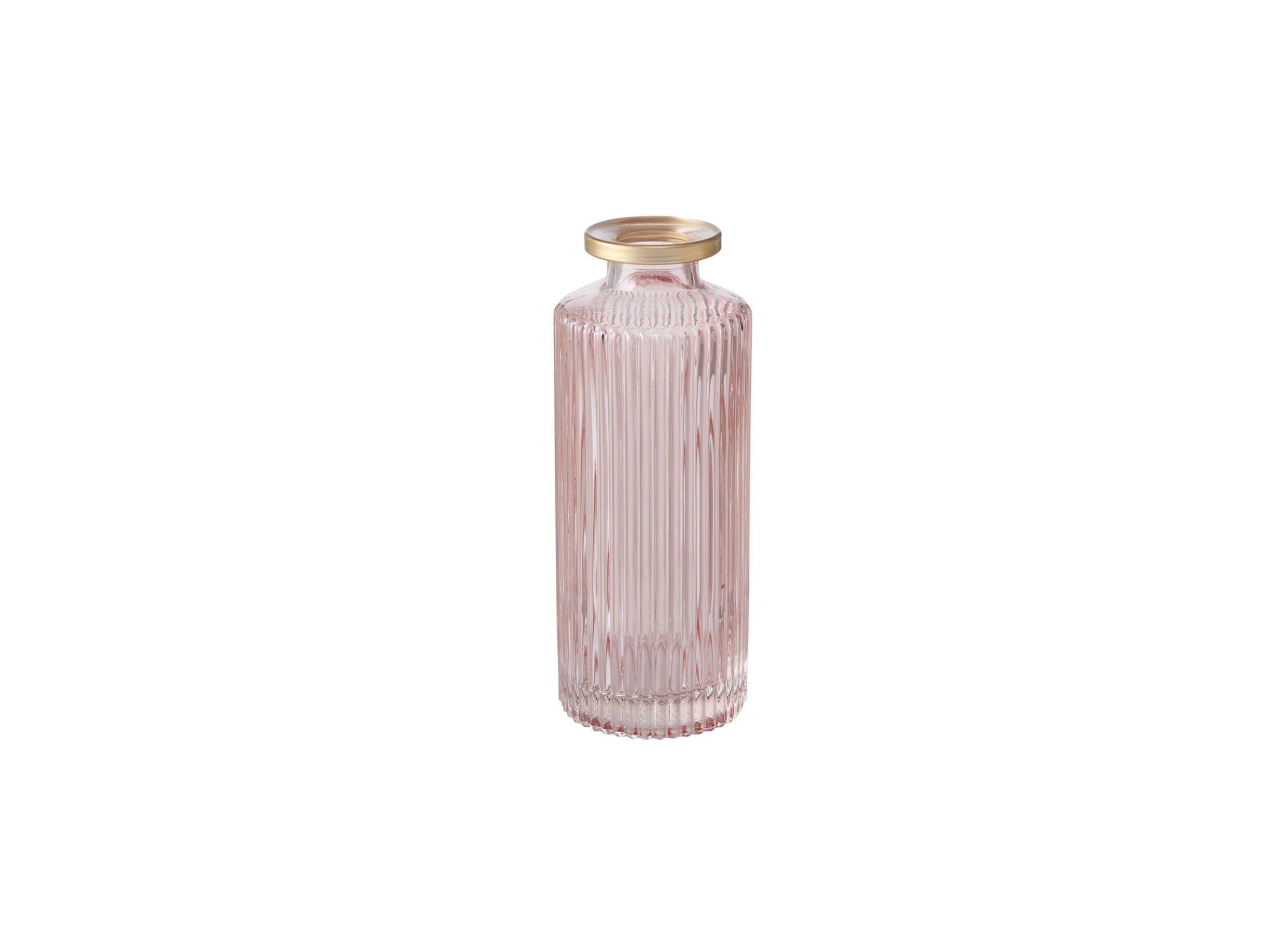 Aperçu - Vase Adore H13cm - verre - rose