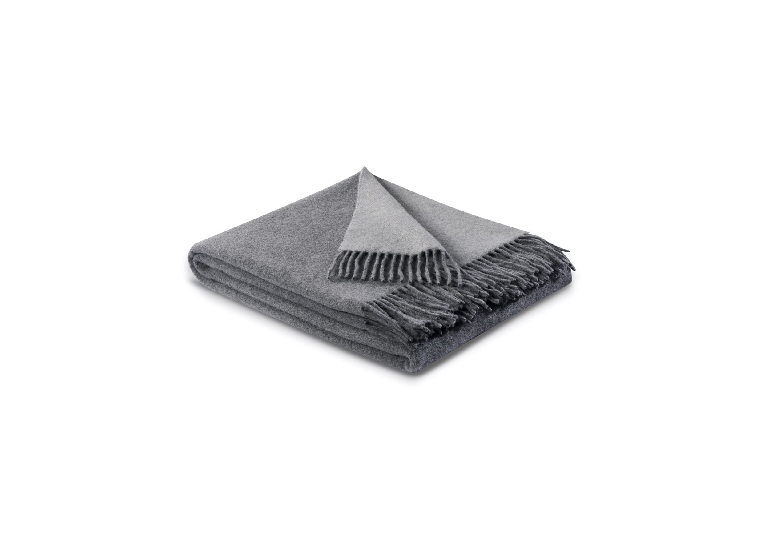 Plaid 150x200cm kasjmier grijs zilver - Plaid 150x200cm cashmere gris argent
