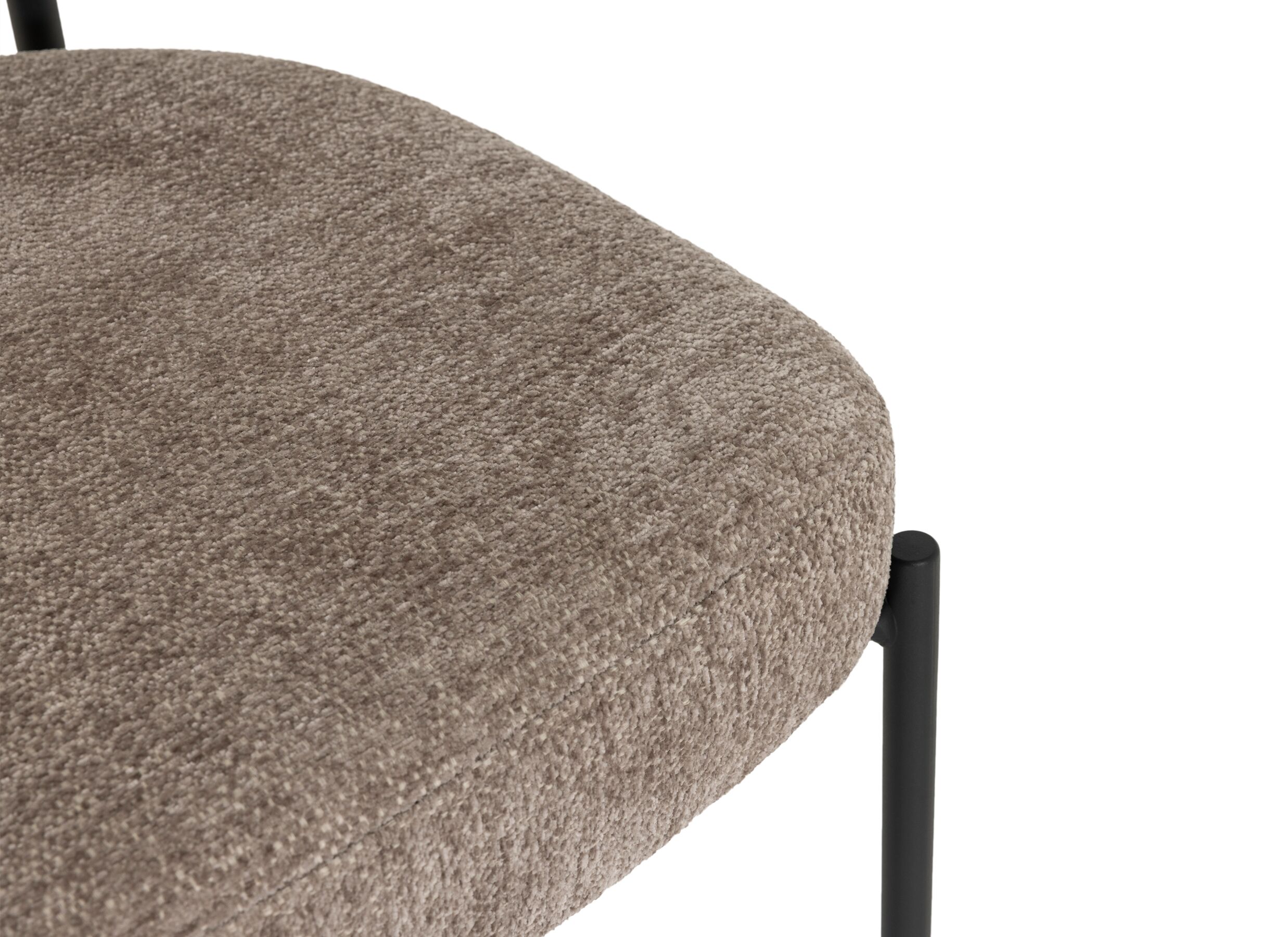 Detail - Chaise Alien 43x43x76cm - tissu - taupe