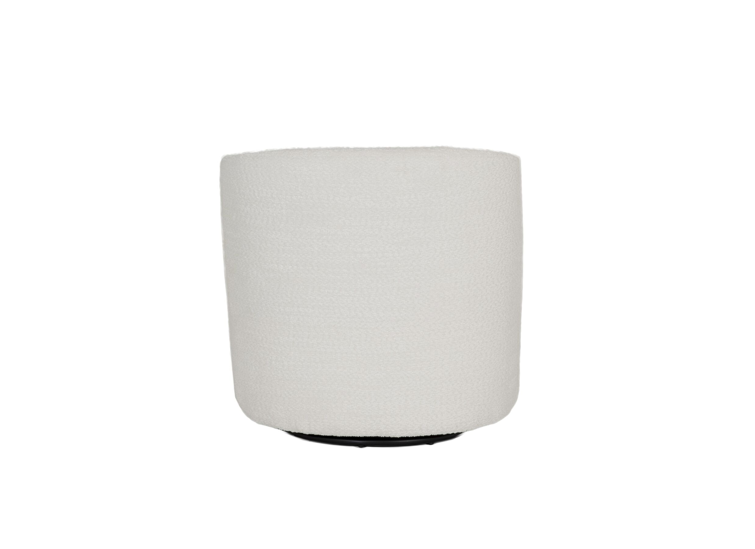 Aperçu - Fauteuil pivotant Companion 71x77x74cm - chenille - blanc