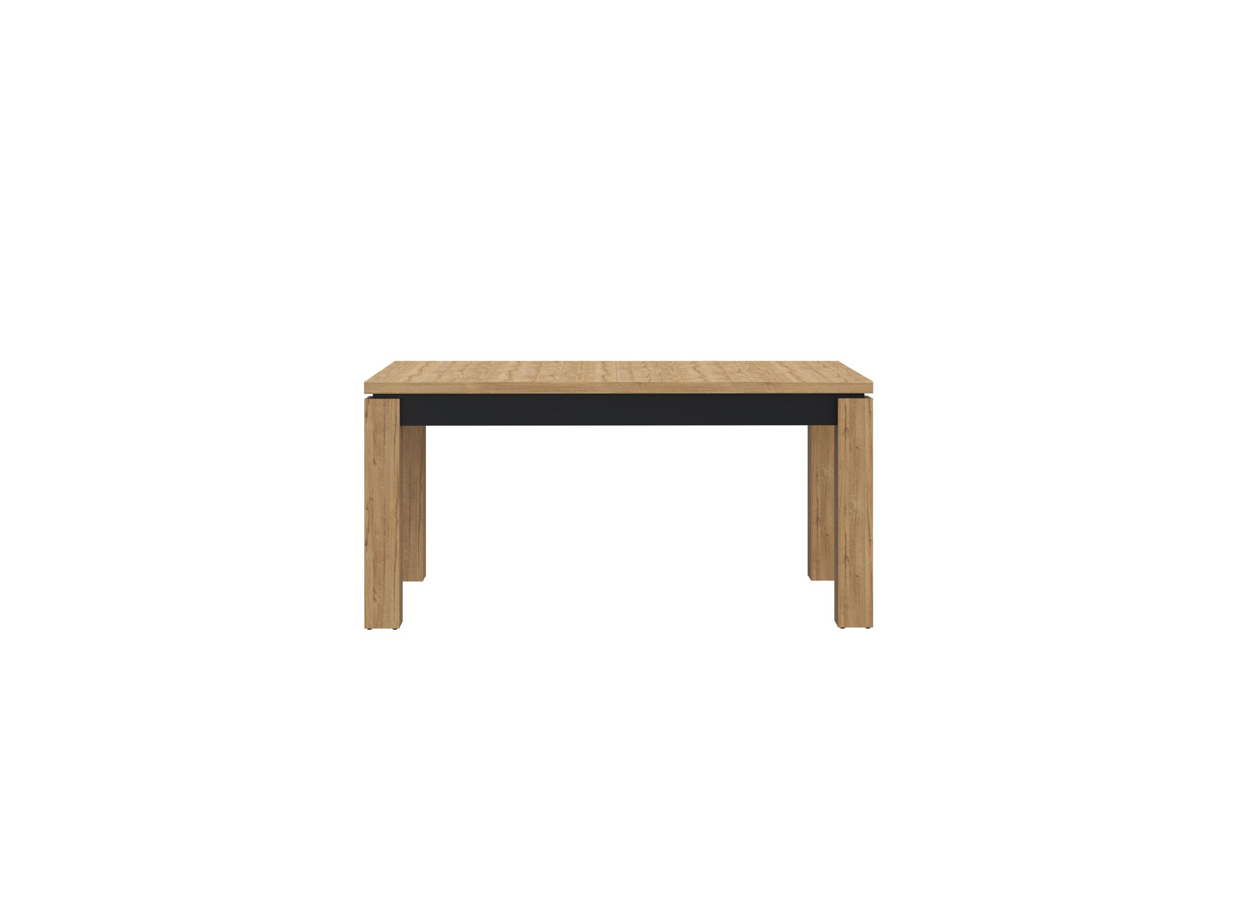Tafel Kaszimiro 160/200x90cm - meubelplaat - waterford eik/zwart