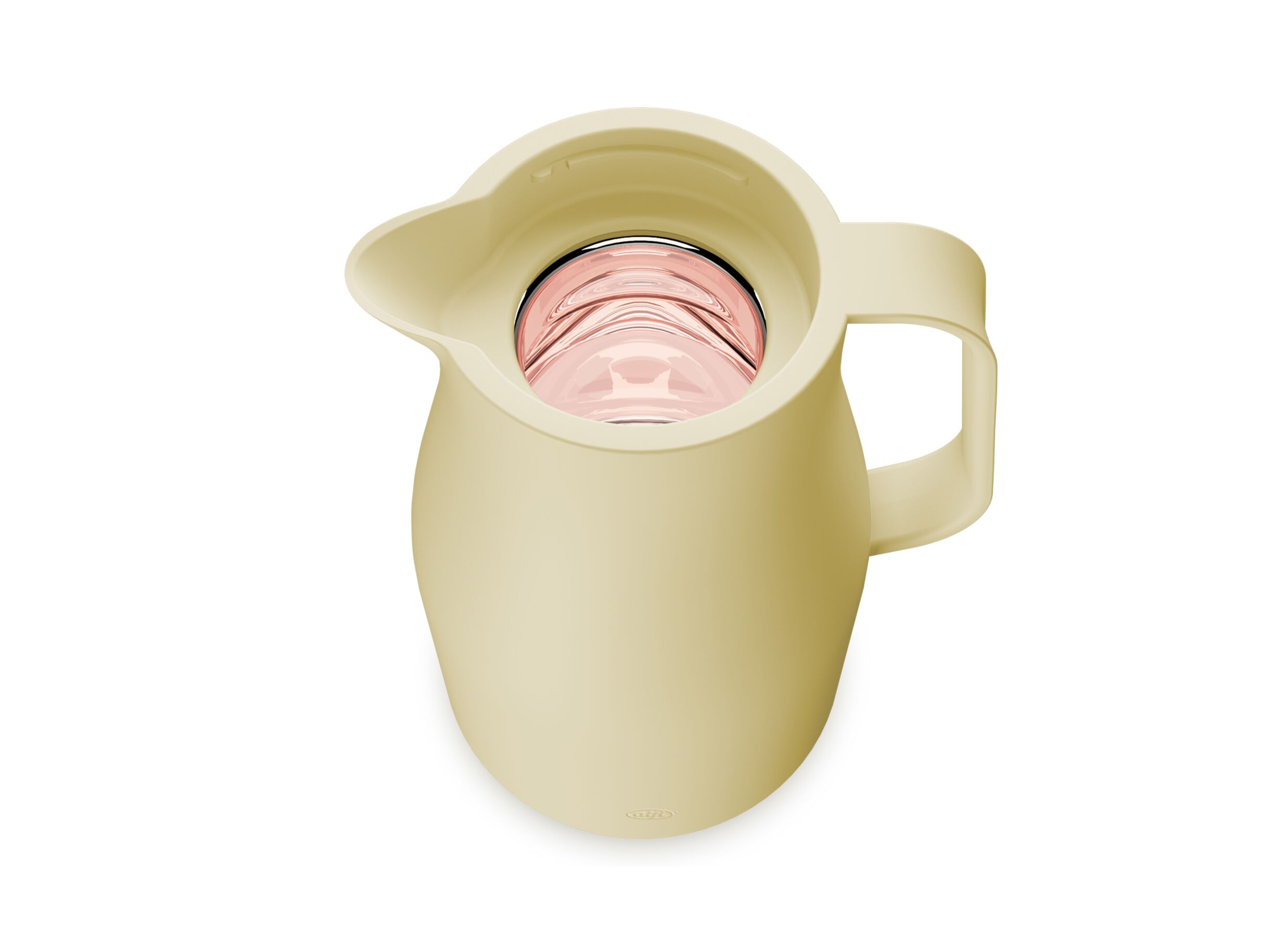 Overzichtsfoto - Thermoskan Neo 1L - kunststof & glas - soft yellow