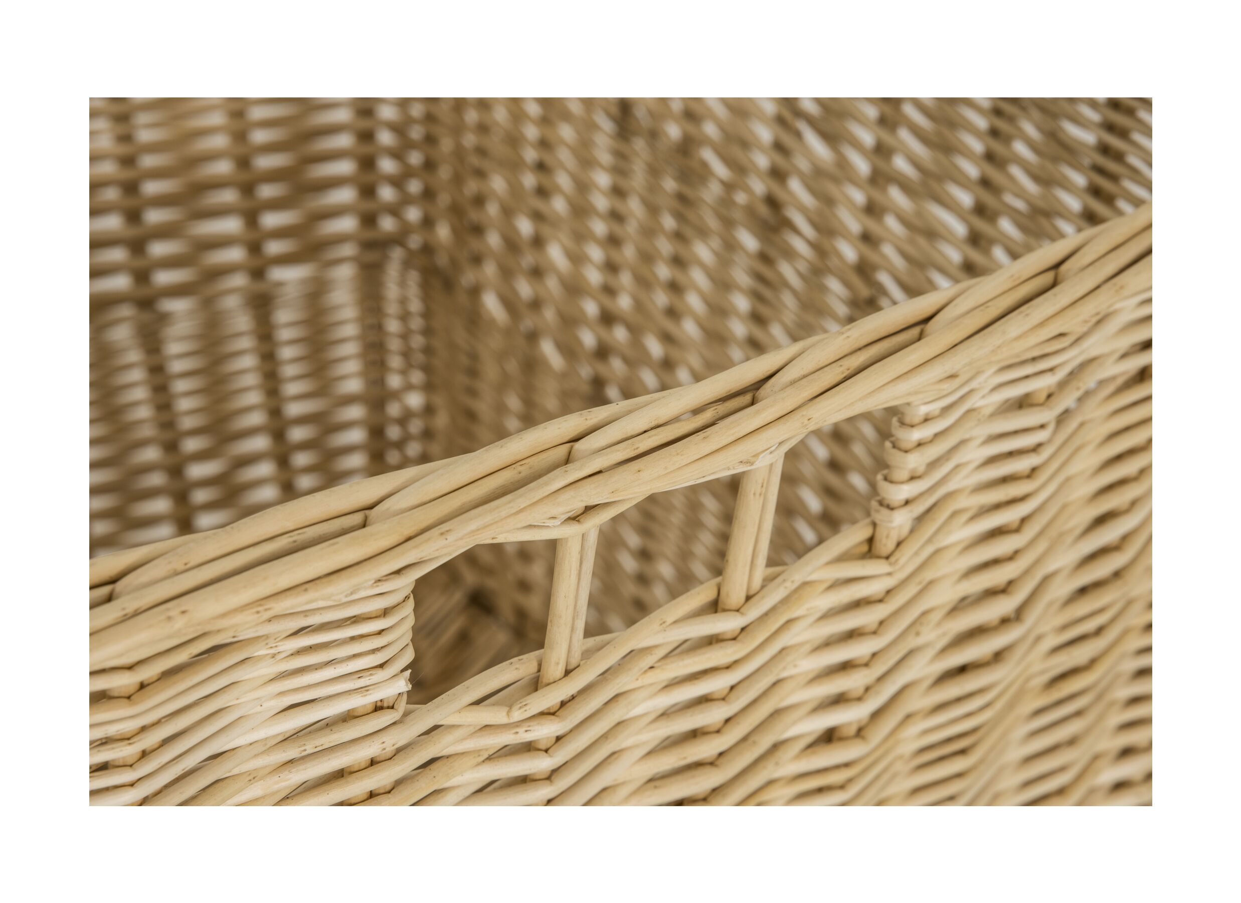 Detailfoto - Opbergmand 57x57x50cm - wilg - naturel